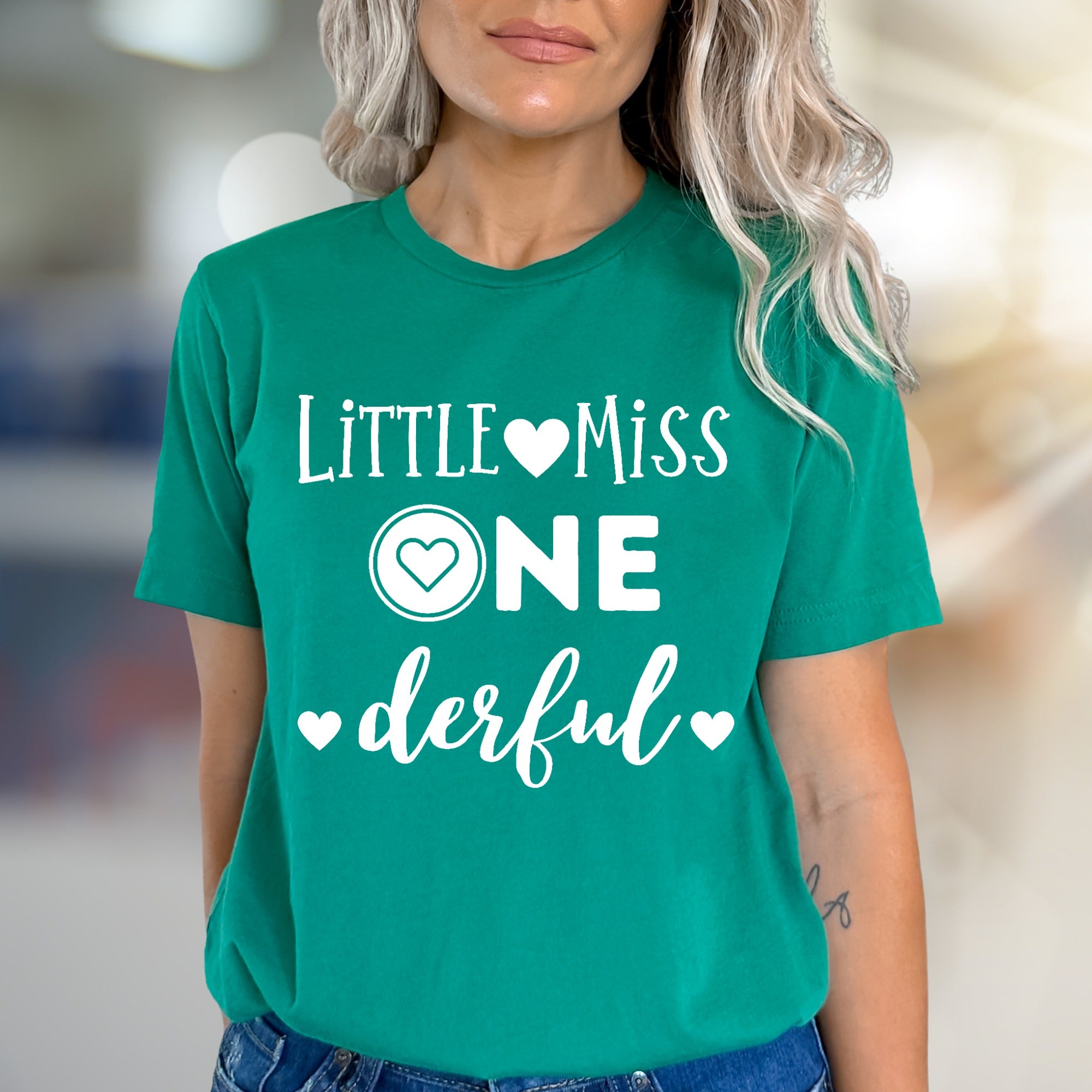 "Little Miss Wonderful" Birthday Celebration Graphic Tee, a Cherished Pick for Loved Ones