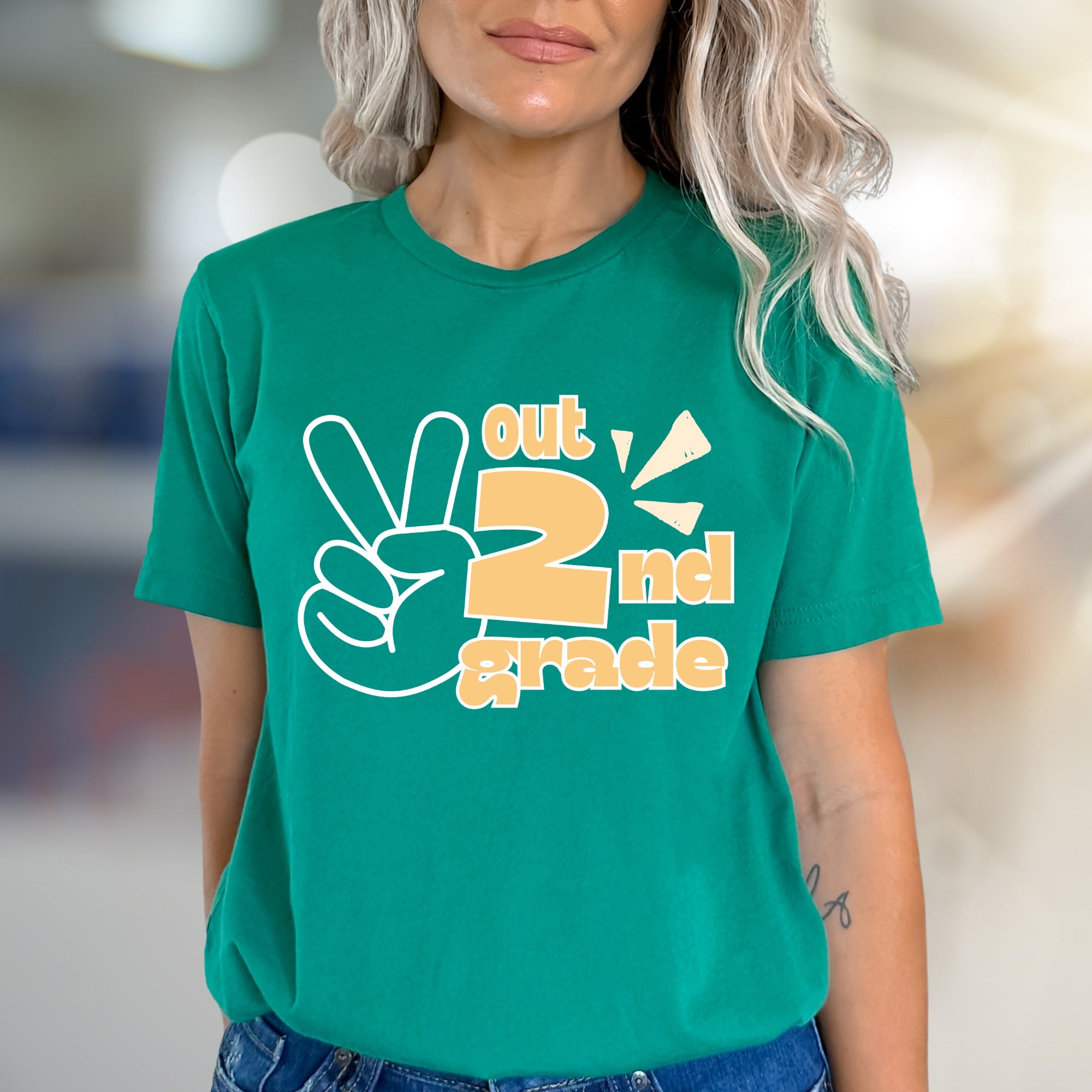 "Out 2nd Grade" School's Out Graphic Tee, a Celebration Pick for Students
