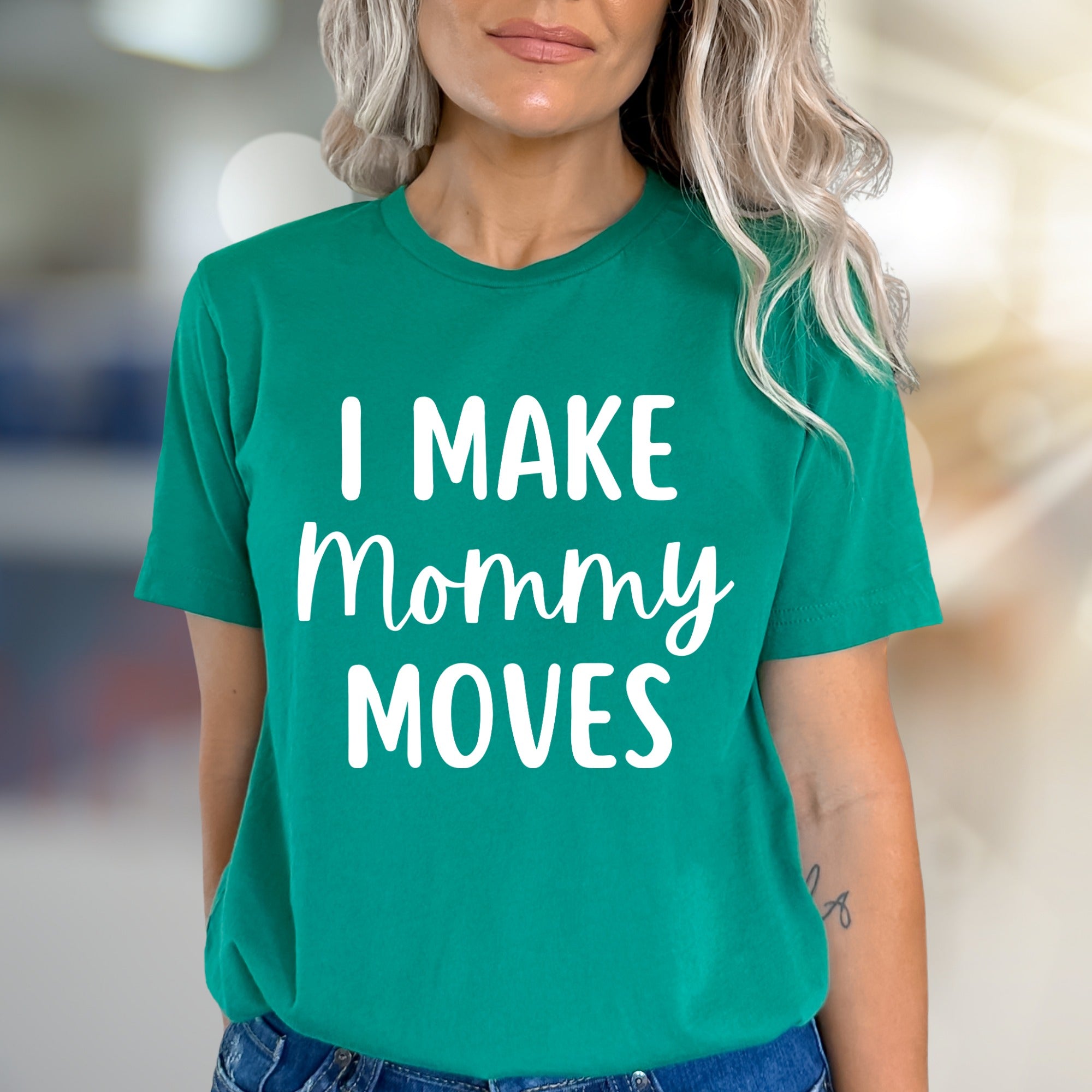 "I Make Mommy Moves" Empowering Graphic Tee, a Bold Statement for Moms