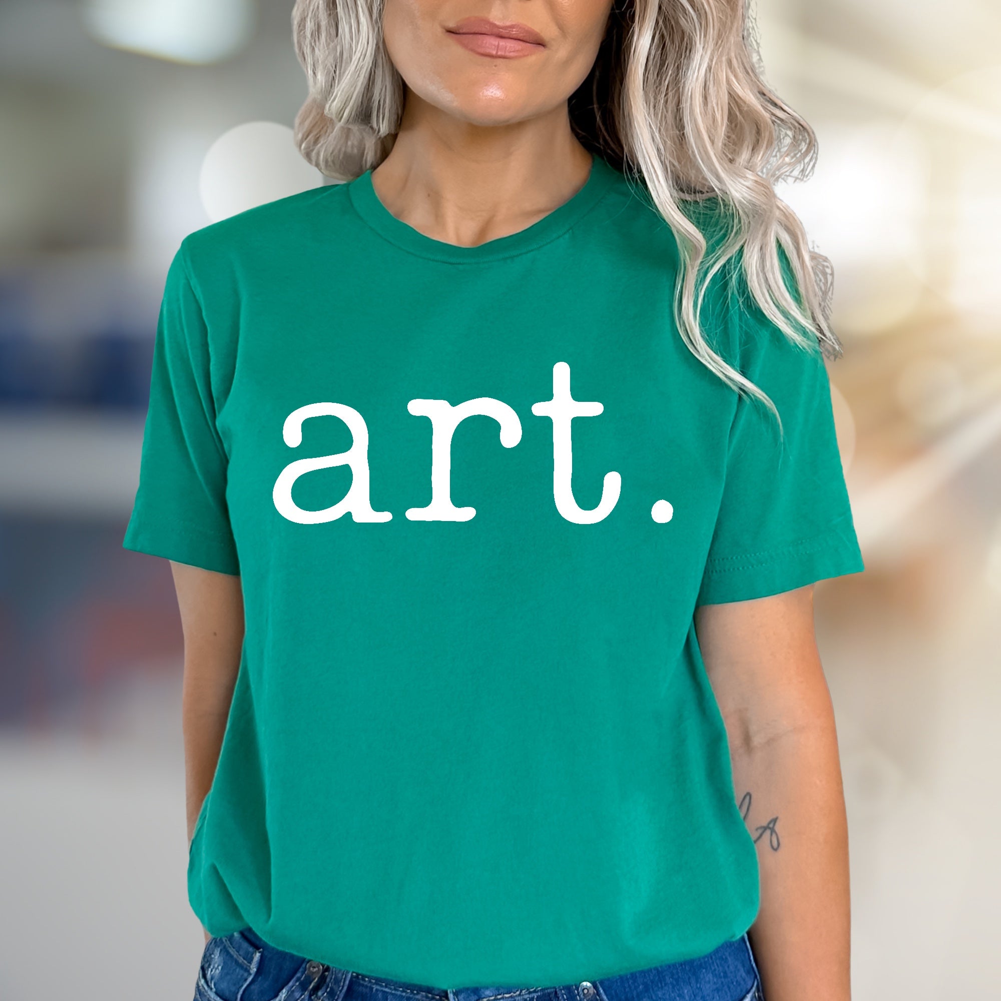 "art." Minimalist Graphic Tee, a Creative Pick for Expressive Souls