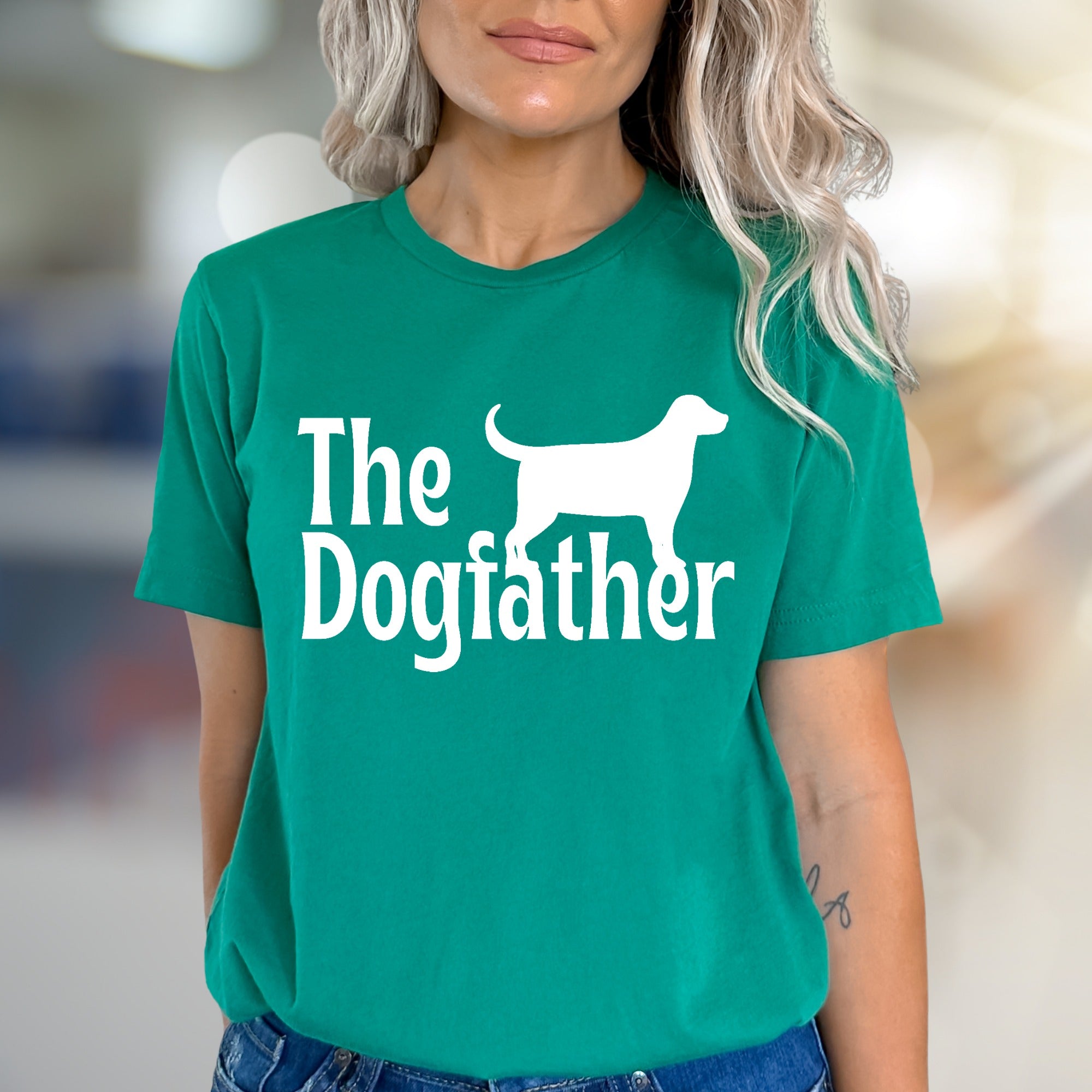"The Dogfather" Canine Humor Graphic Tee, a Pet Lover's Statement Piece