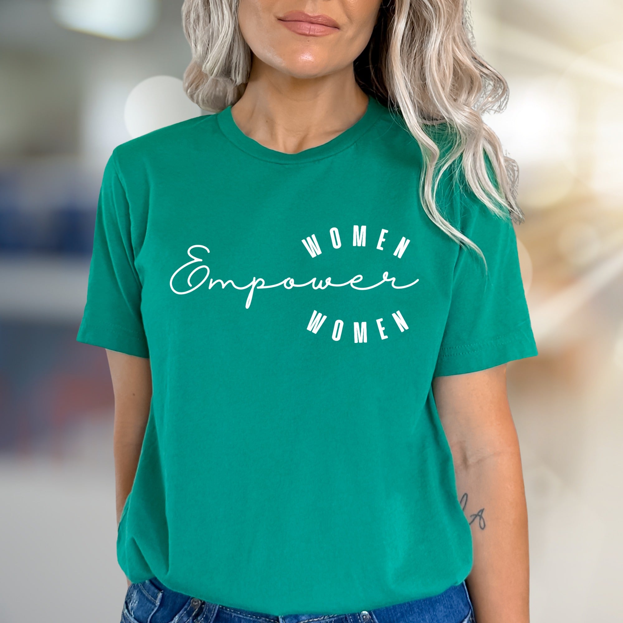"WOMEN Empower WOMEN" Activist Graphic Tee, a Feminist Pick for Advocates