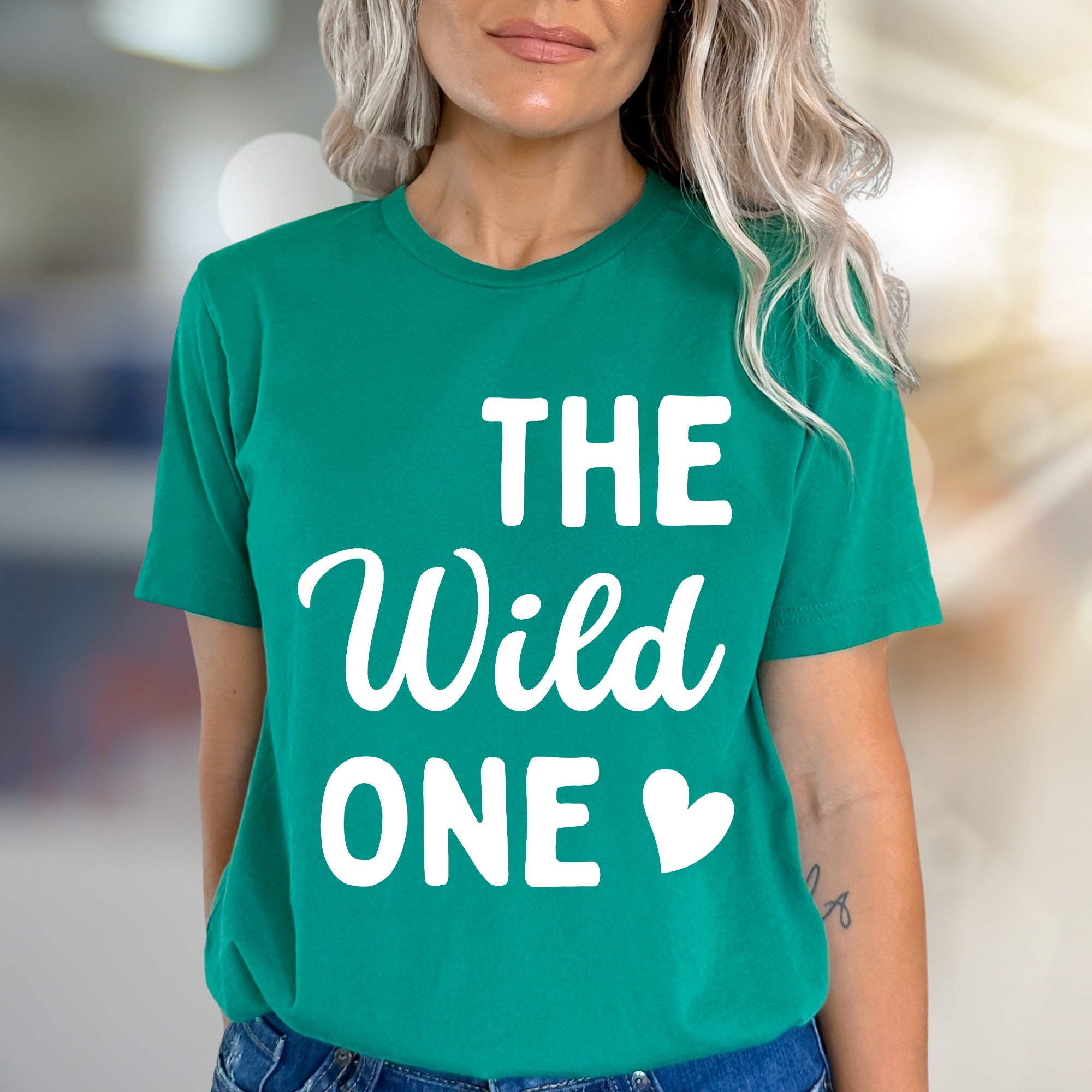 "THE Wild ONE" Bold Statement Graphic Tee, a Playful Pick for Free Spirits