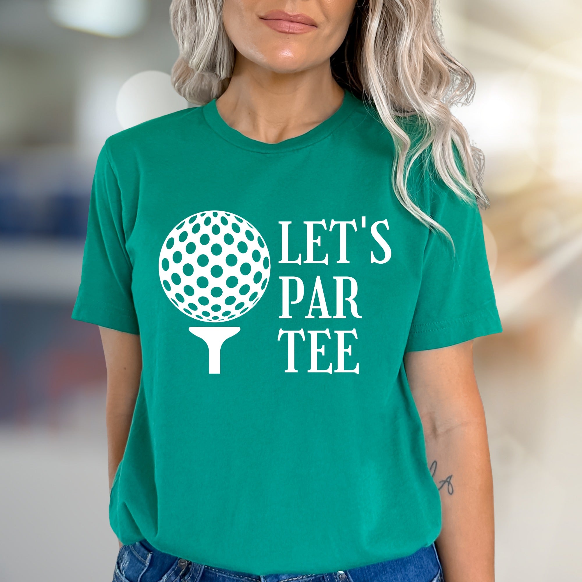 Let's Par Tee Golf Graphic Tee, A Playful Sports Pick for Golfers