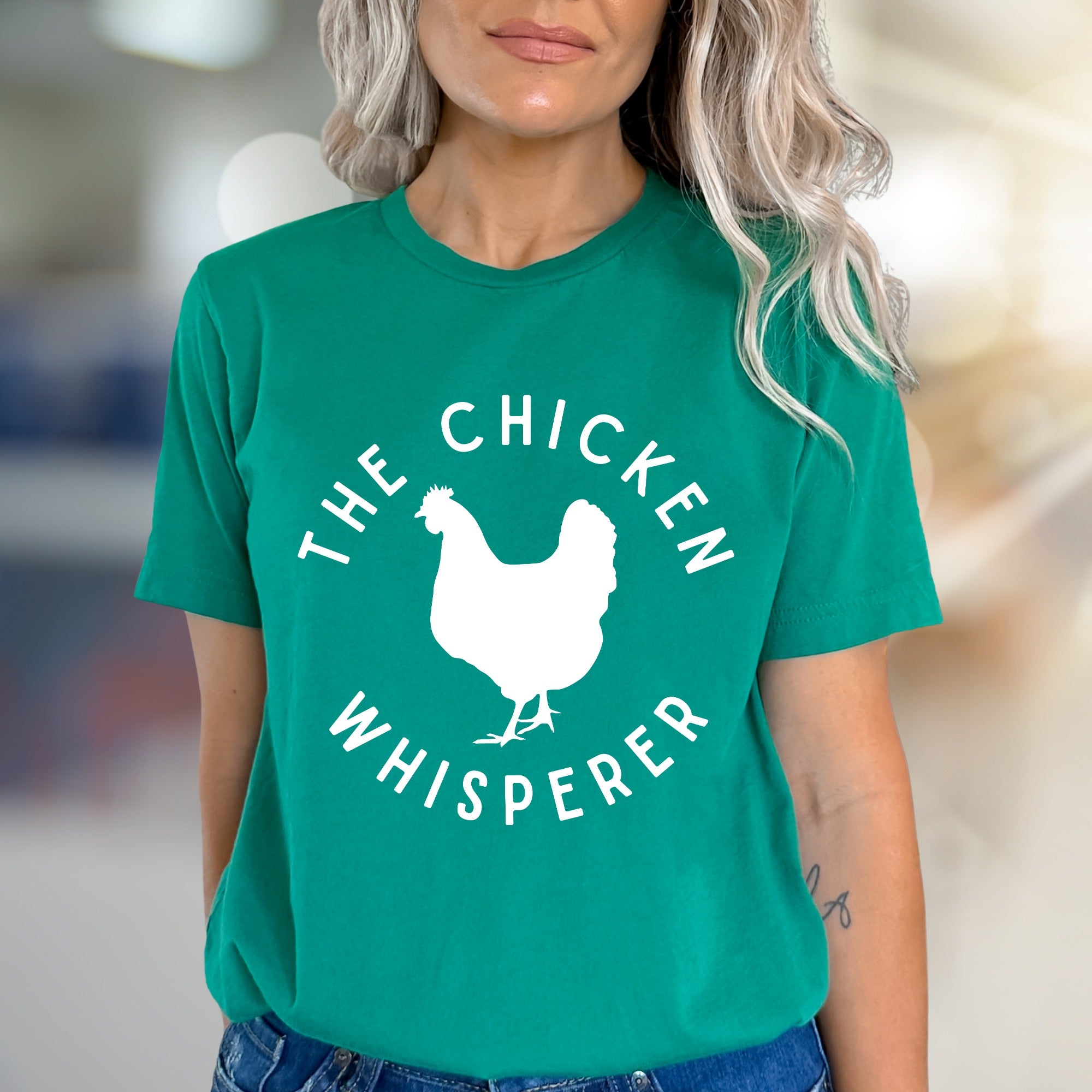 "The Chicken Whisperer" Farm Animal Graphic Tee, A Humorous Pick for Animal Lovers