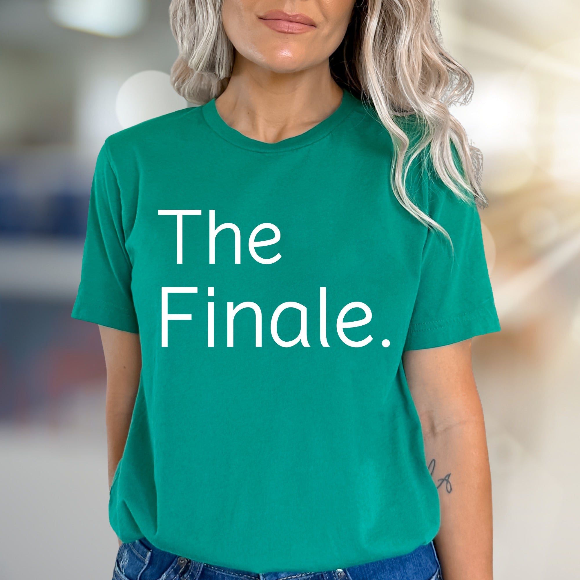 "The Finale." Minimalist Statement Graphic Tee, a Bold Pick for Modern Minimalists