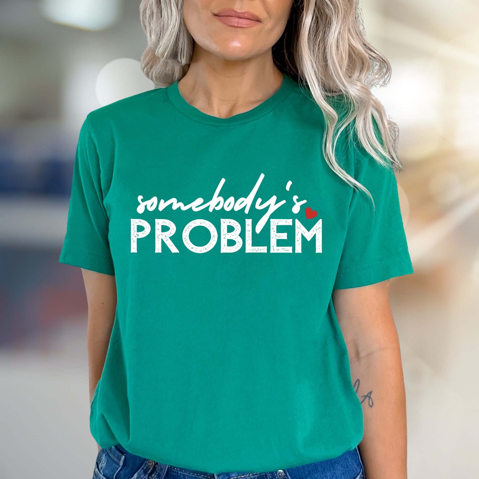 "Somebody's Problem" Humorous Graphic Tee, a Bold Statement for Free Spirits