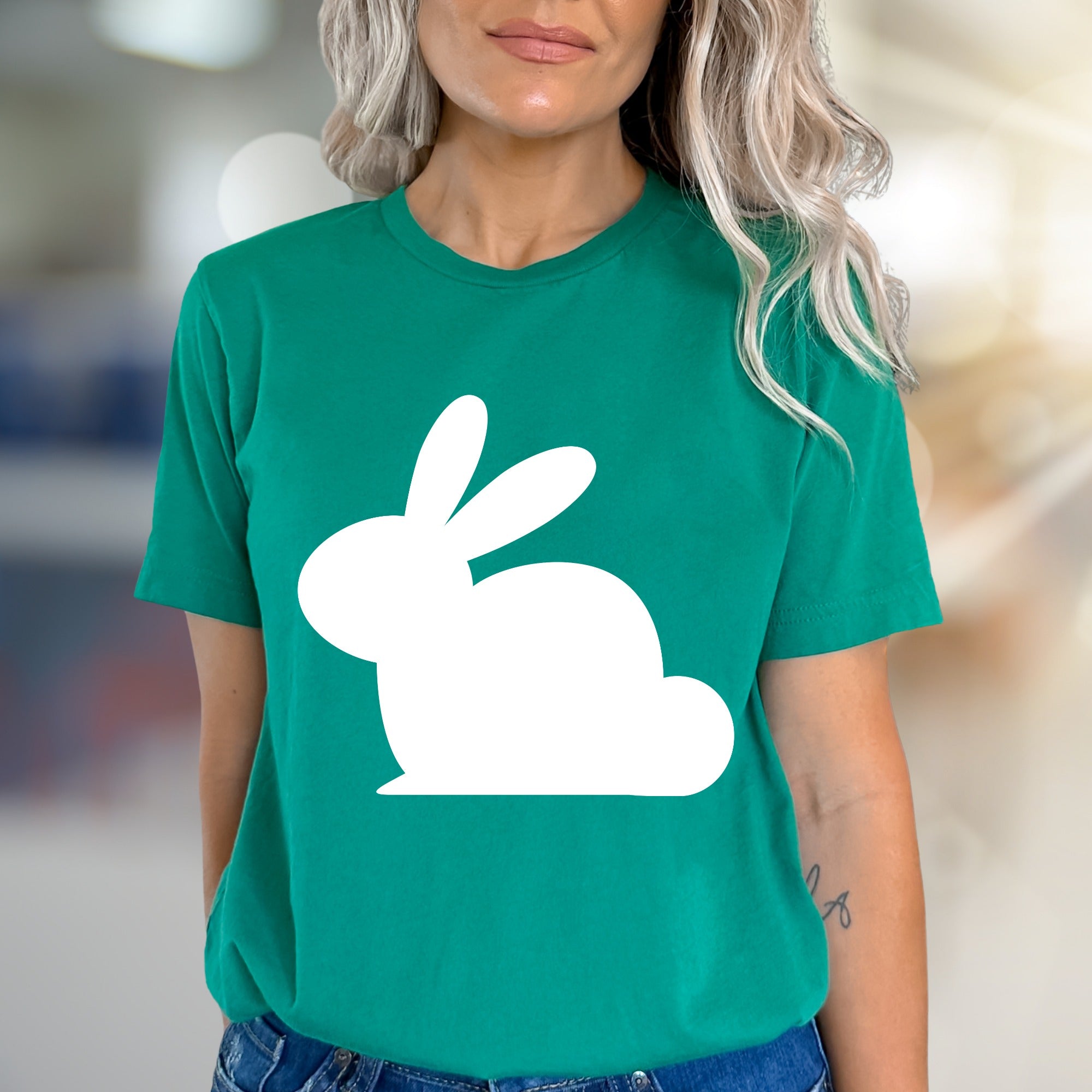 Minimalist Bunny Graphic Tee, a Cute Animal Lover Pick for Everyday Comfort