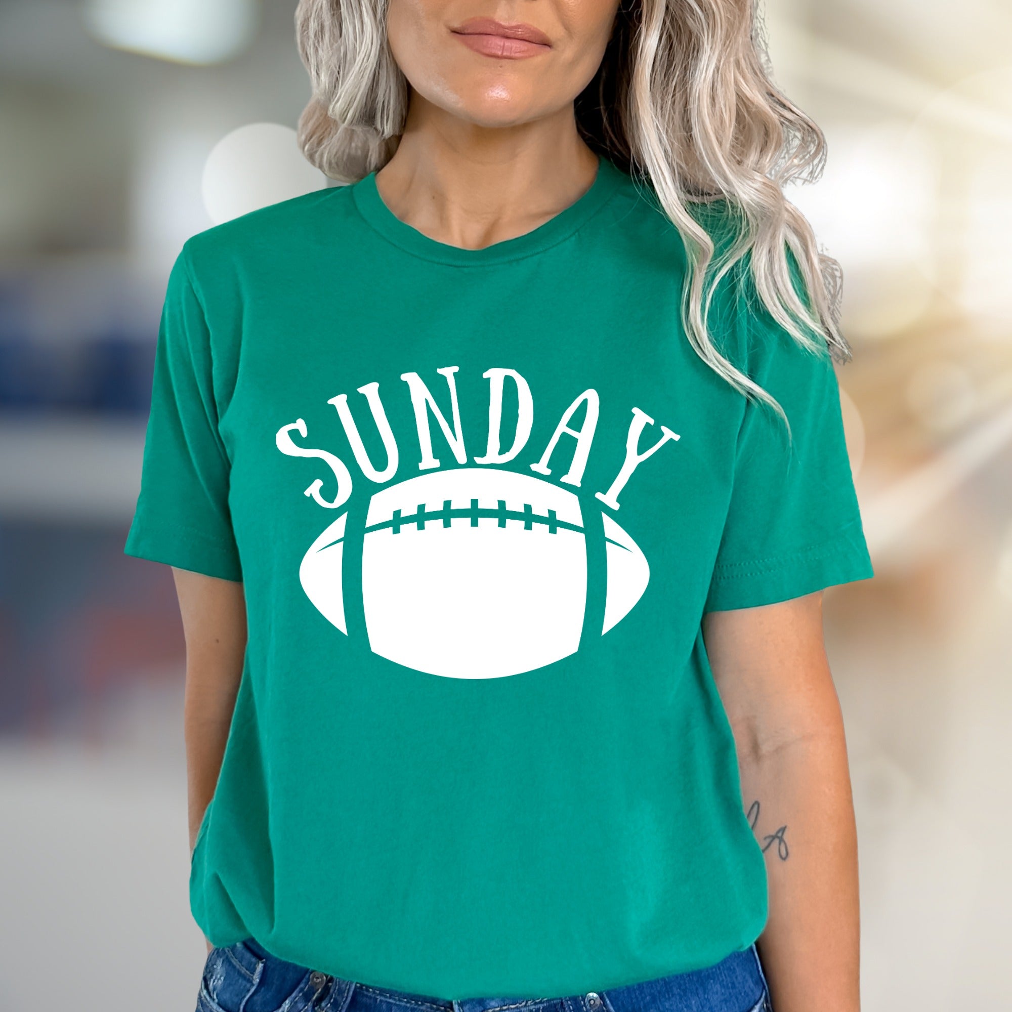 "SUNDAY" Football Graphic Tee, a Game Day Pick for Sports Fans