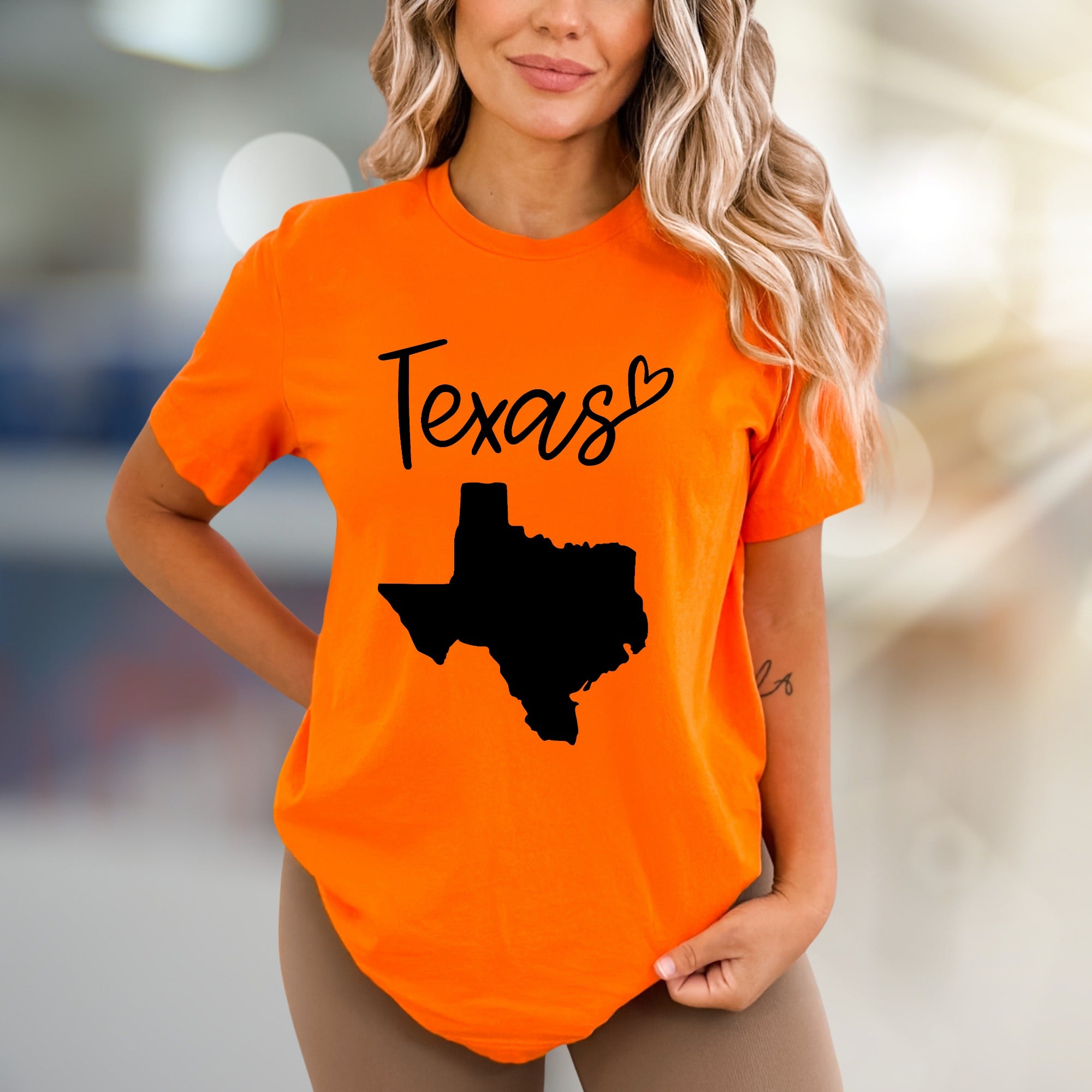 "Texas" State Map Graphic Tee, a Lone Star Lifestyle Pick for Texans