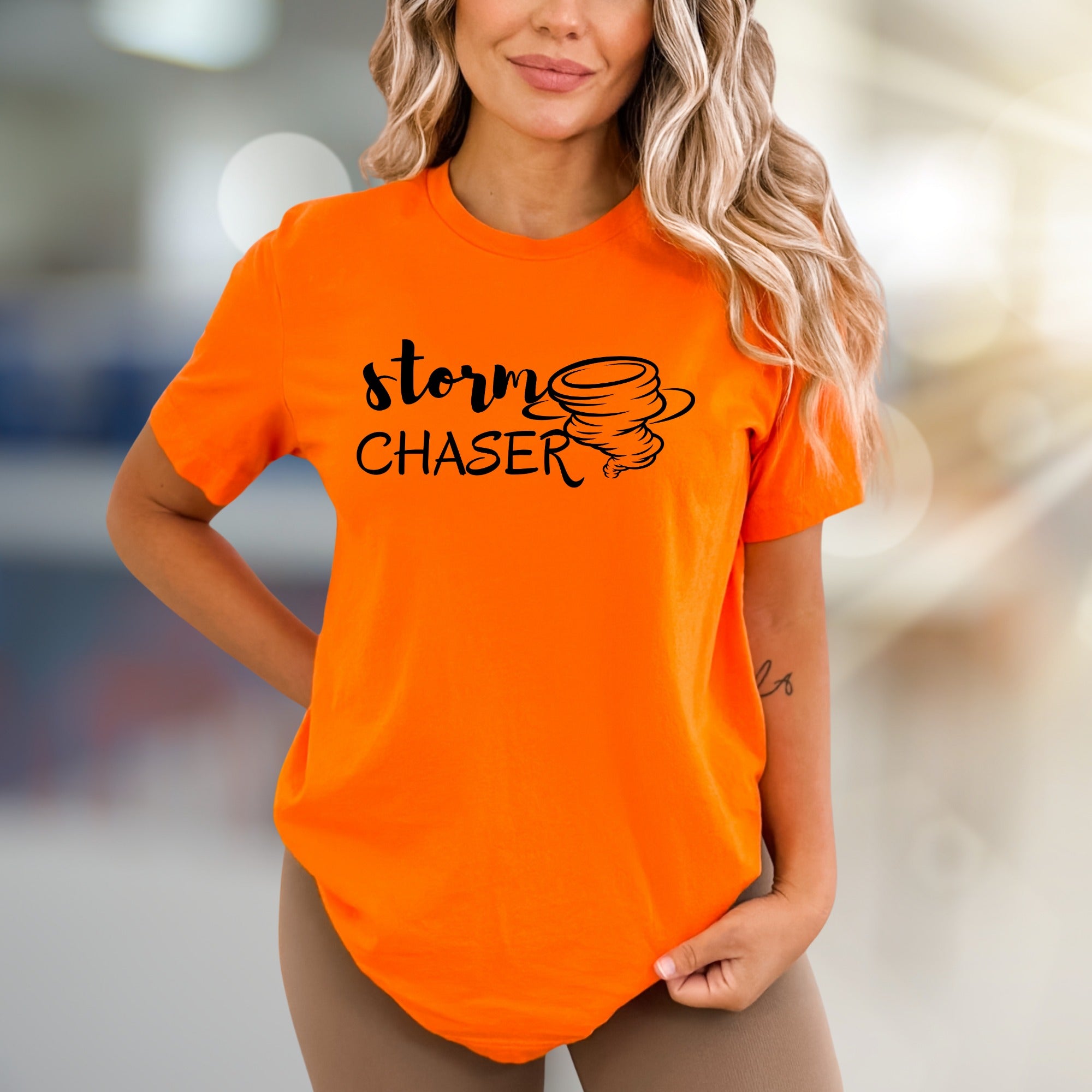 "Storm Chaser" Weather Graphic Tee, a Bold Pick for Adventure Enthusiasts
