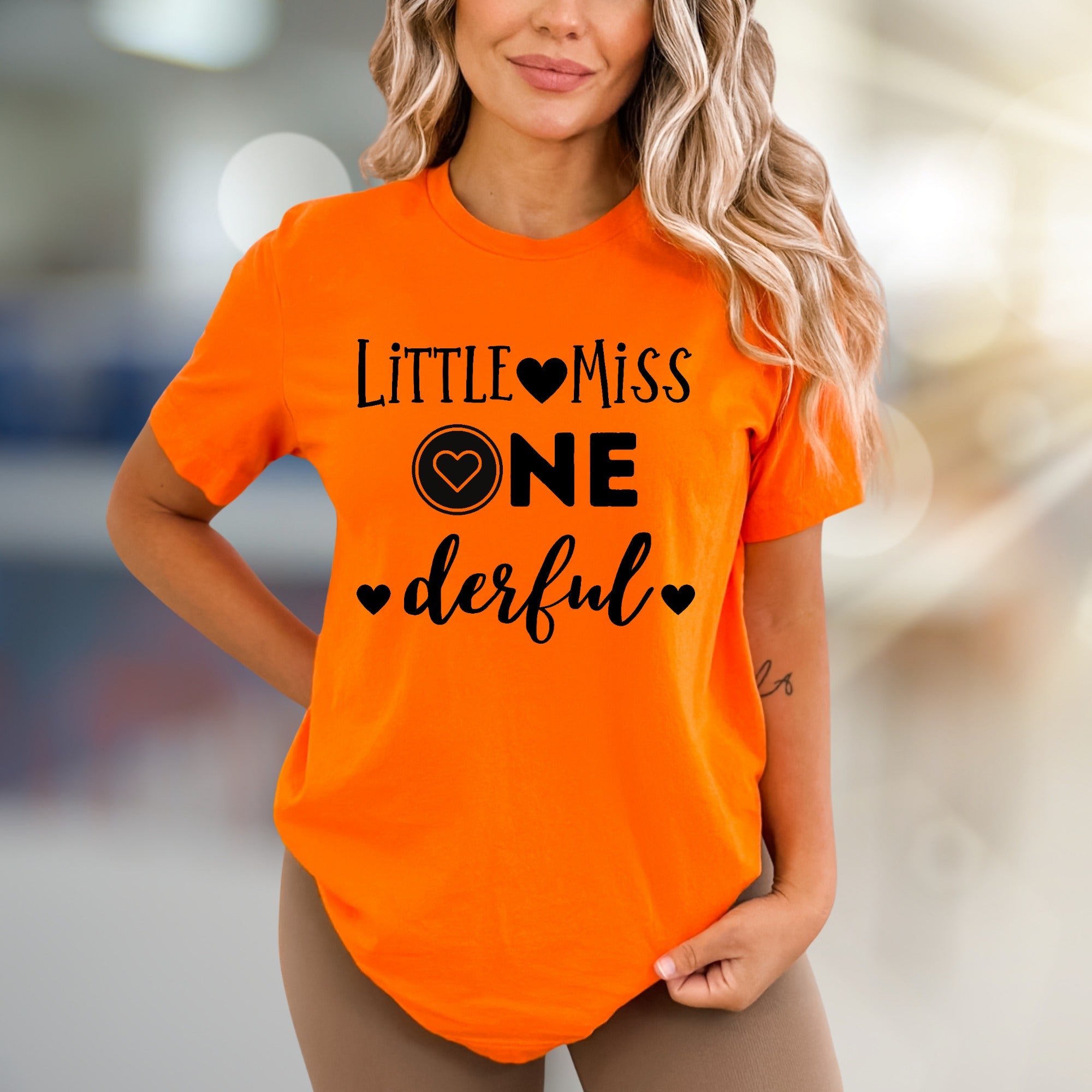 "Little Miss Wonderful" Birthday Celebration Graphic Tee, a Cherished Pick for Loved Ones