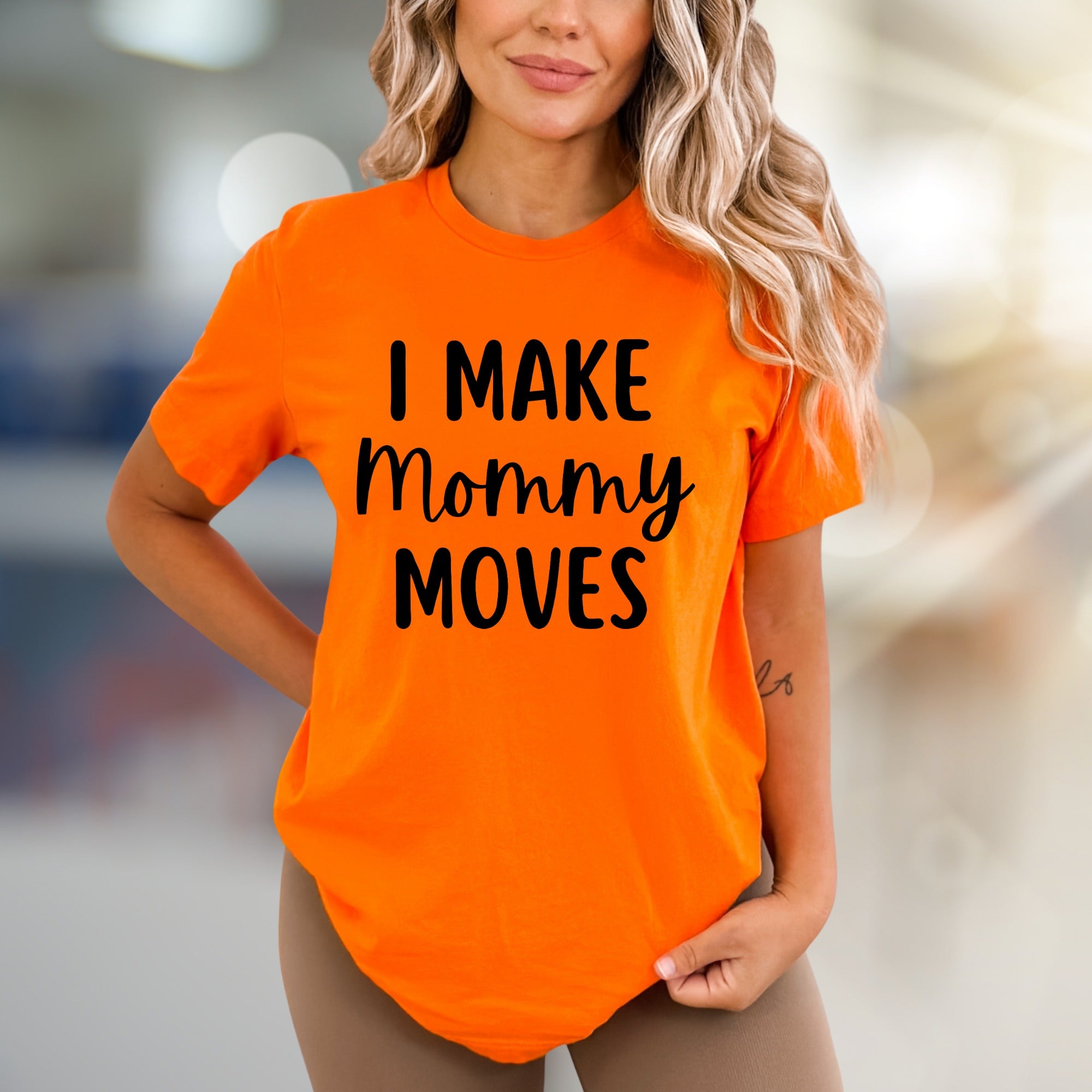 "I Make Mommy Moves" Empowering Graphic Tee, a Bold Statement for Moms