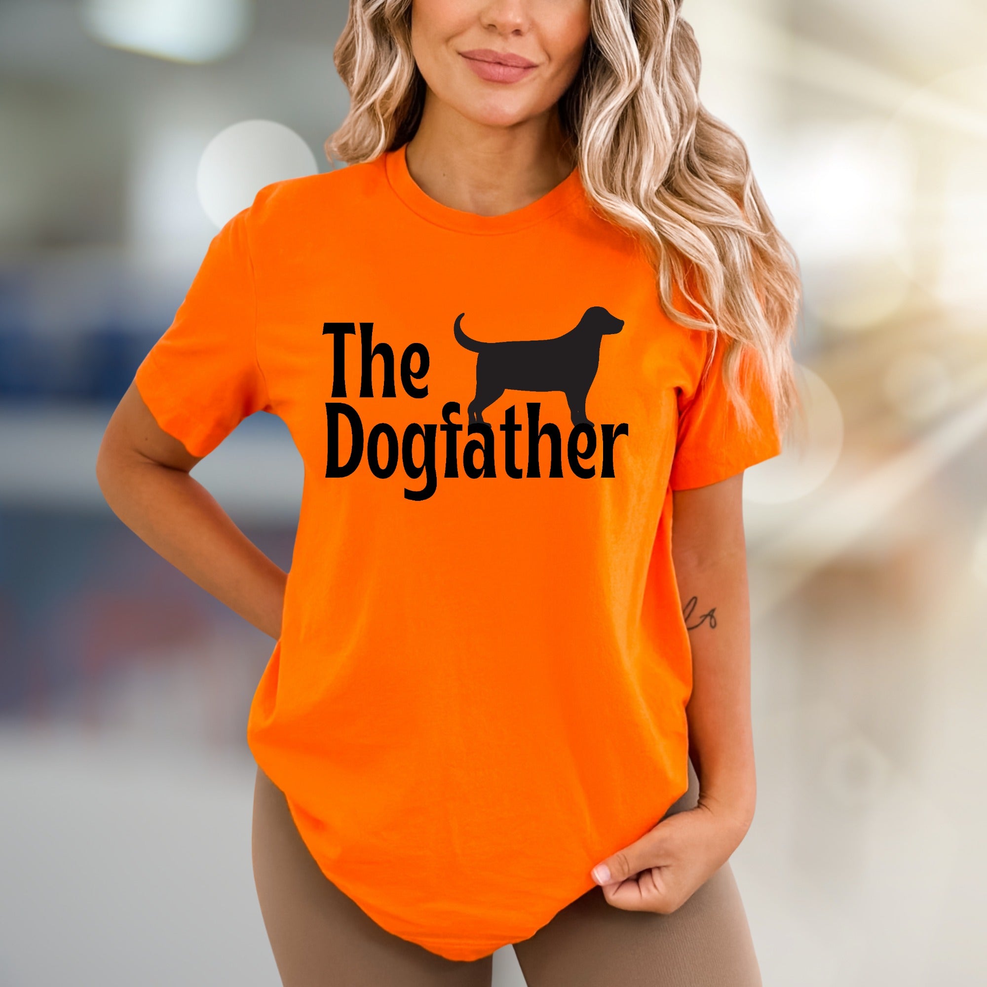 "The Dogfather" Canine Humor Graphic Tee, a Pet Lover's Statement Piece