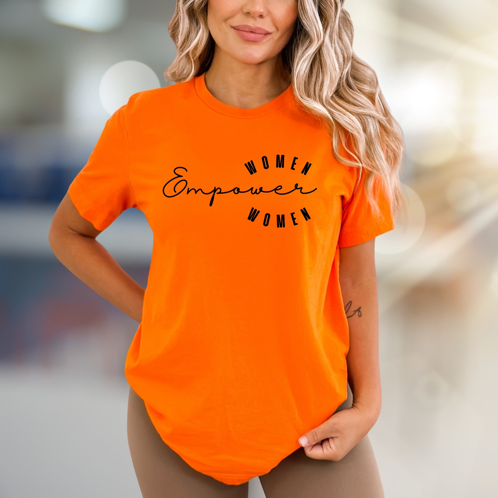 "WOMEN Empower WOMEN" Activist Graphic Tee, a Feminist Pick for Advocates