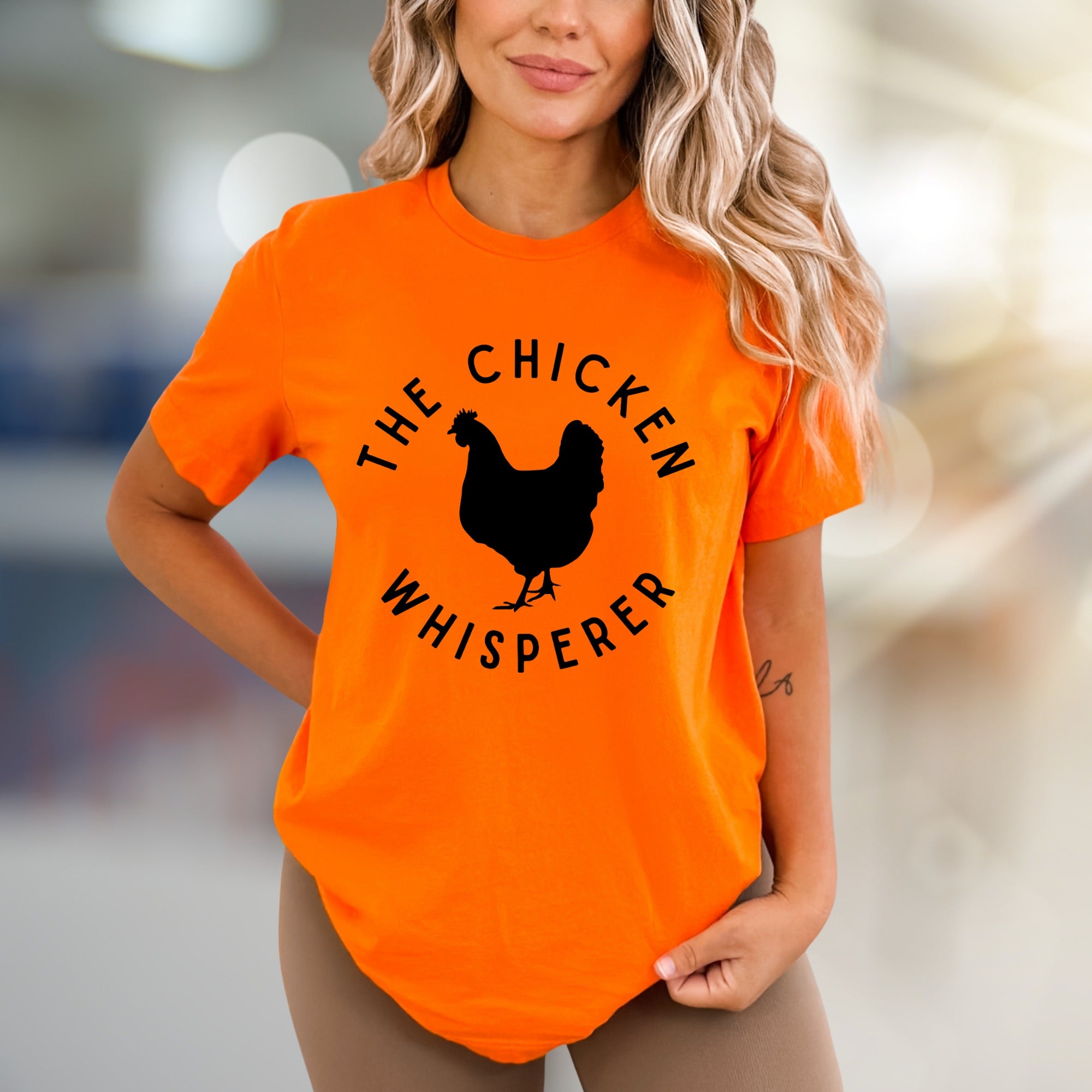 "The Chicken Whisperer" Farm Animal Graphic Tee, A Humorous Pick for Animal Lovers