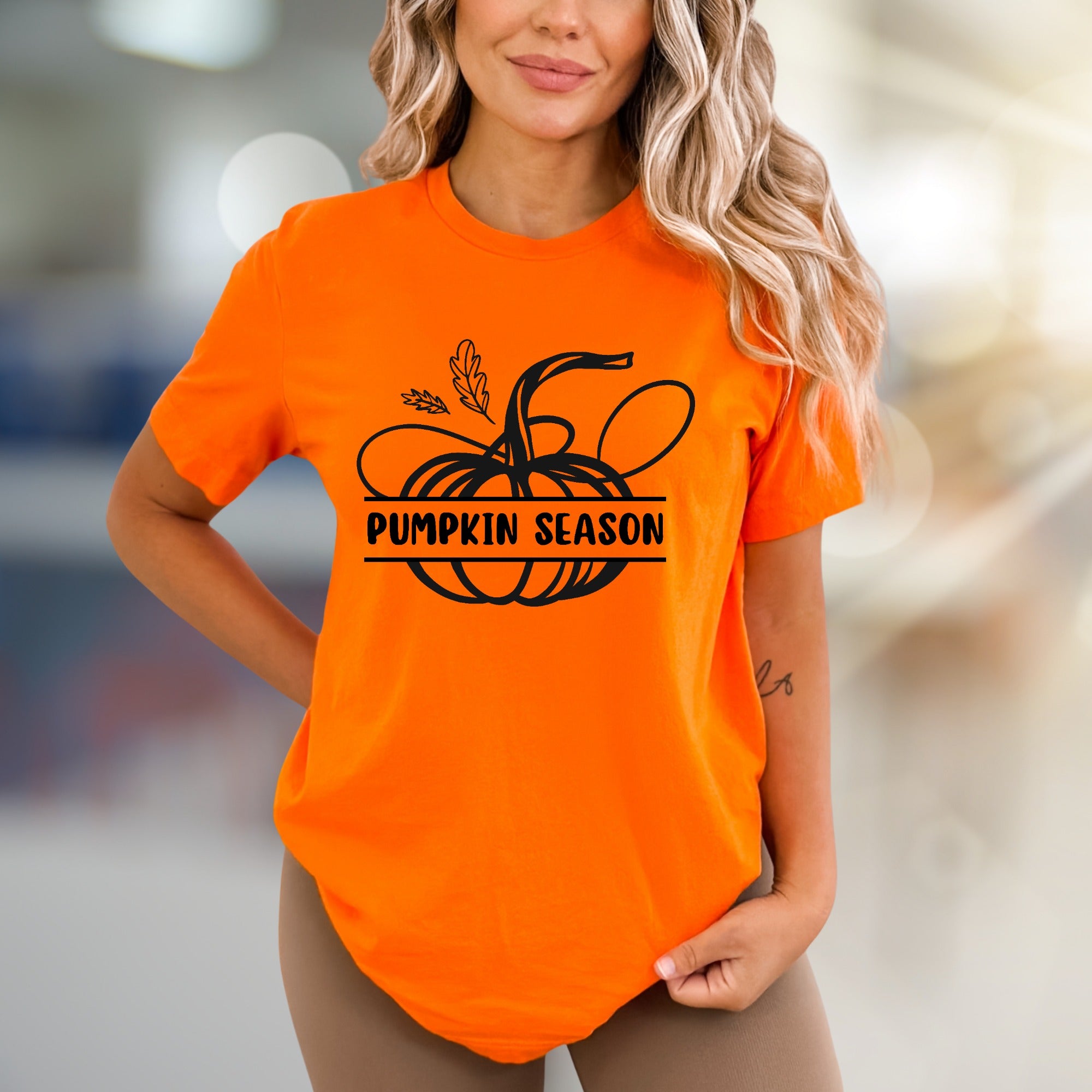 "Pumpkin Season" Autumn Graphic Tee, a Cozy Fall Pick for Everyone