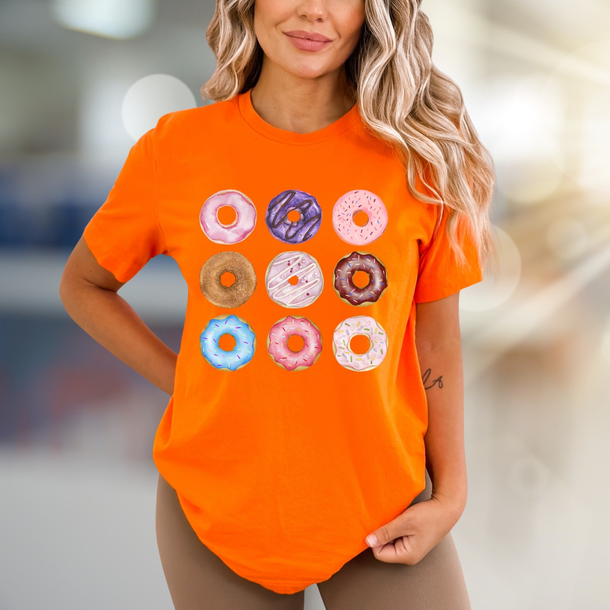 Donut Delights Dessert Graphic Tee, a Sweet Treat for Foodies