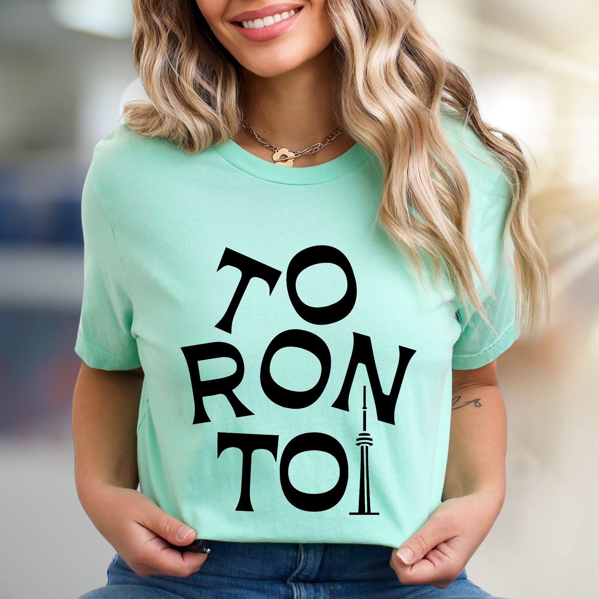 “Toronto” Cityscape Graphic Tee, a Travel Souvenir Pick for Urban Explorers