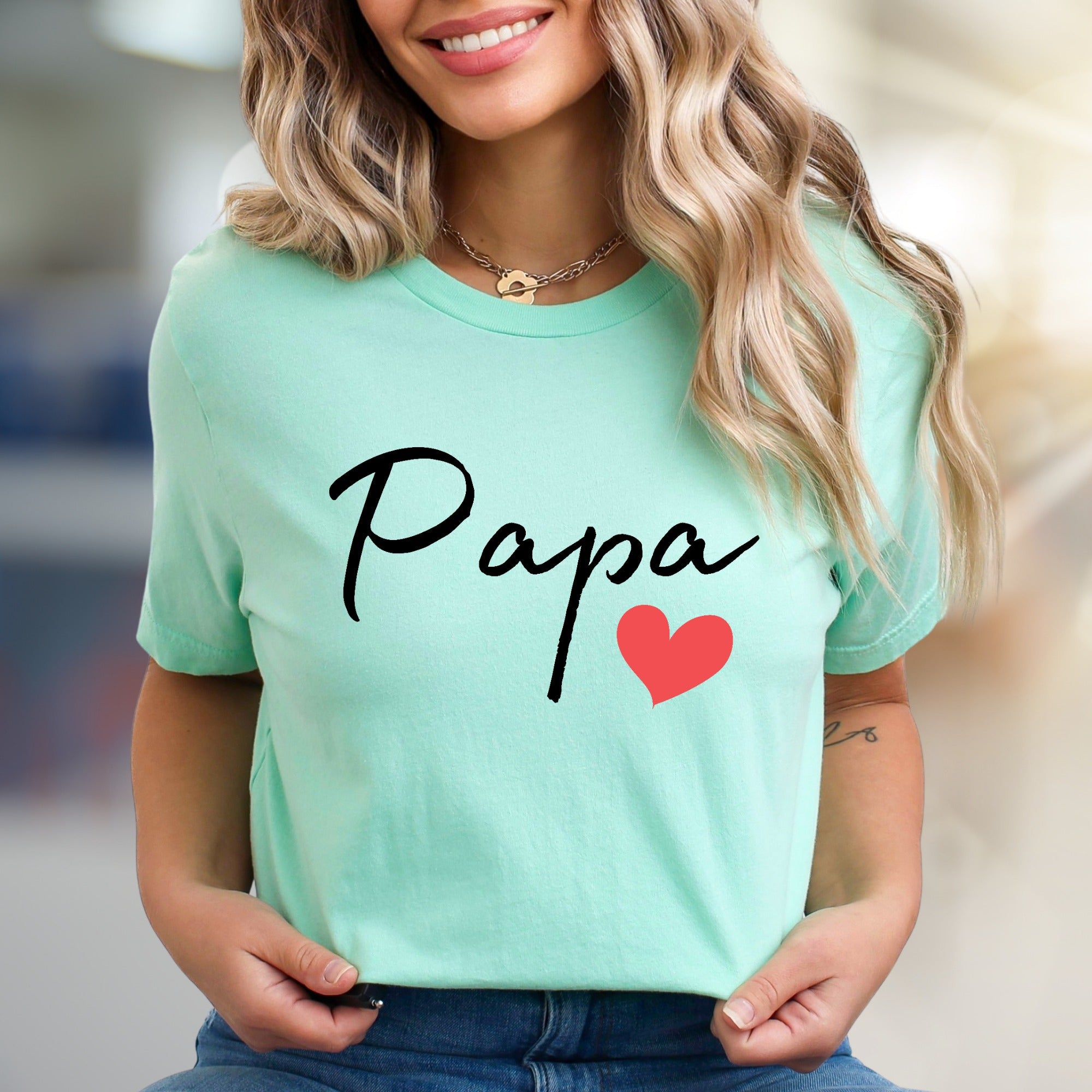 "Papa" Script Heart Graphic Tee, a Father's Day Pick for Loved Ones