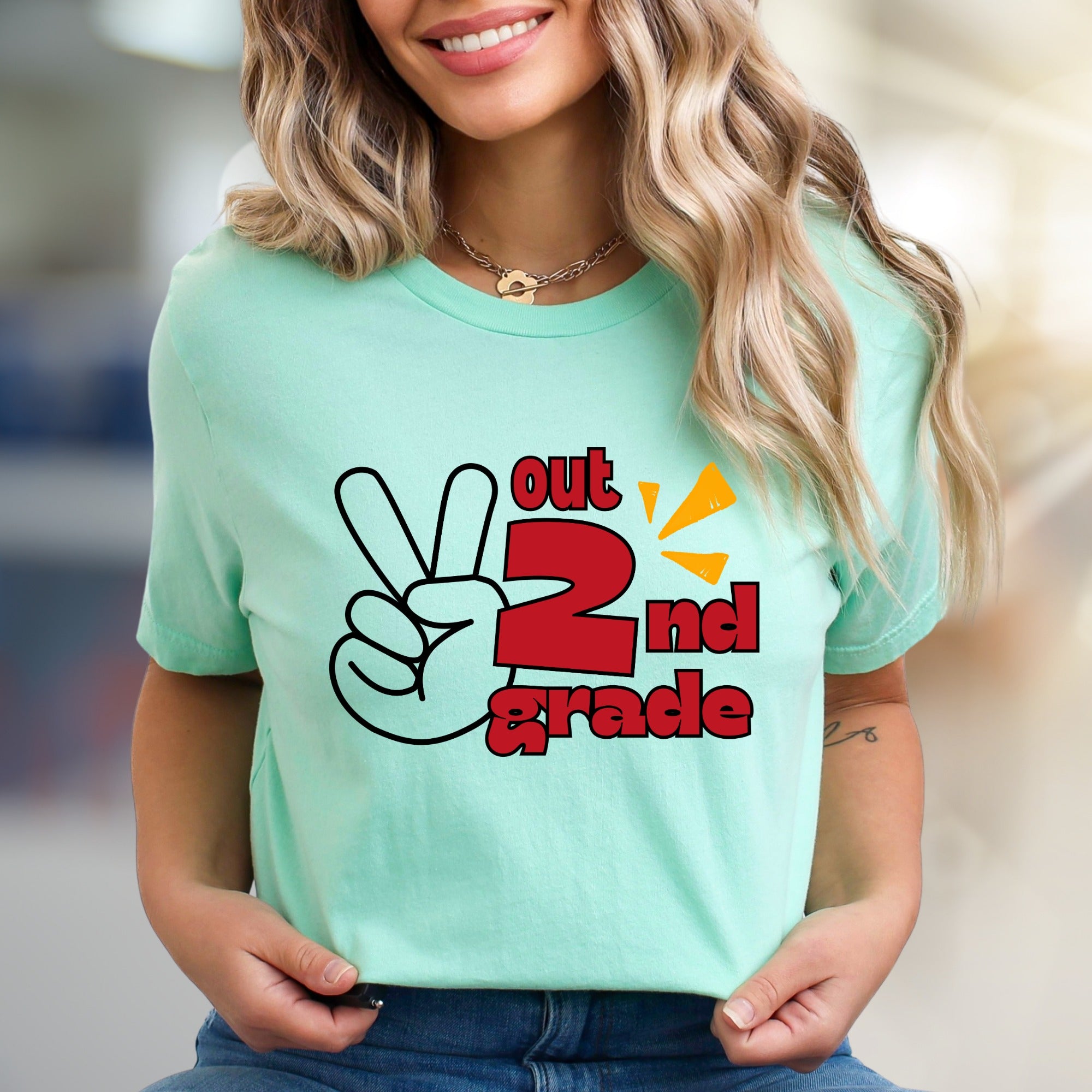 "Out 2nd Grade" School's Out Graphic Tee, a Celebration Pick for Students