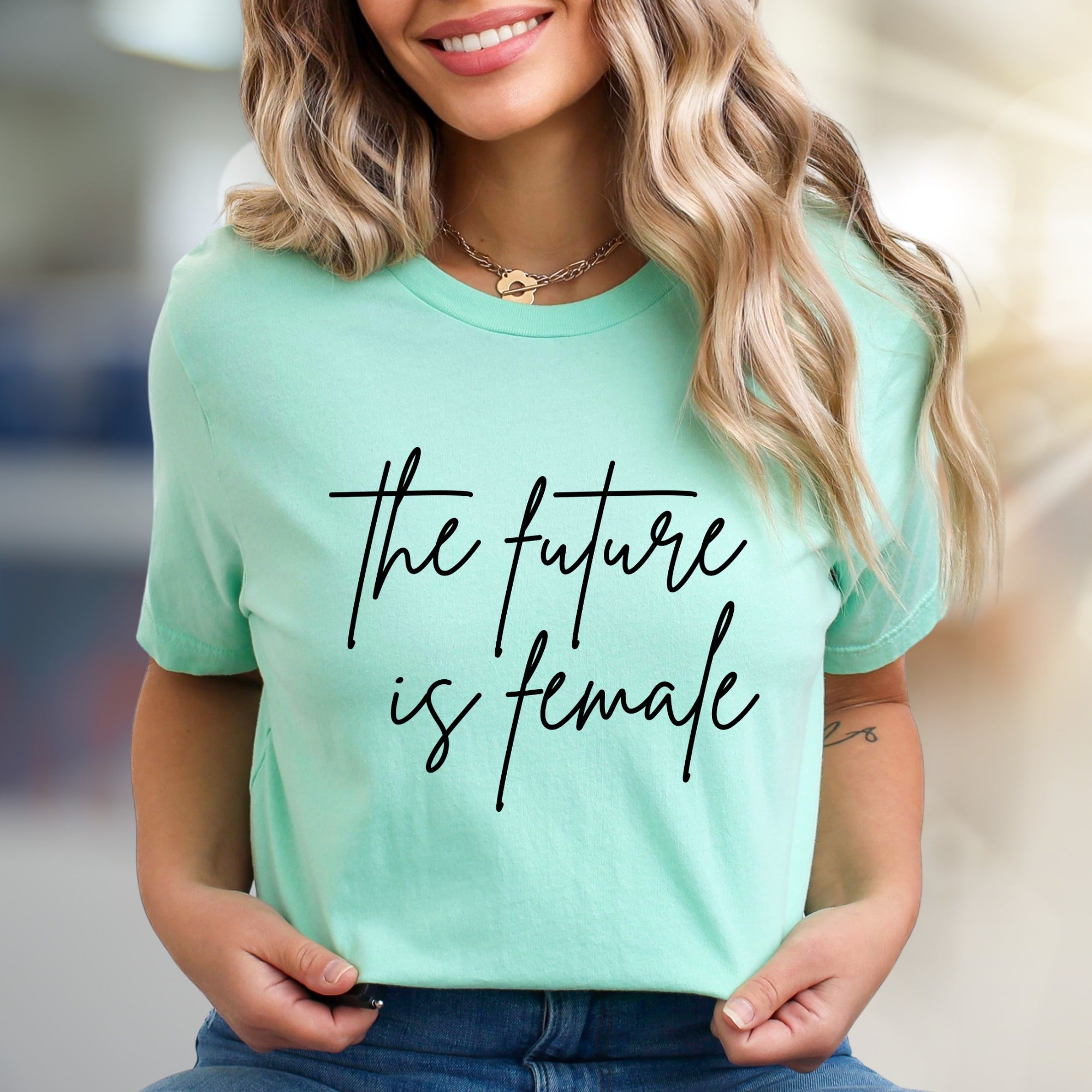 “The Future Is Female” Empowering Graphic Tee, a Feminist Pick for Activists