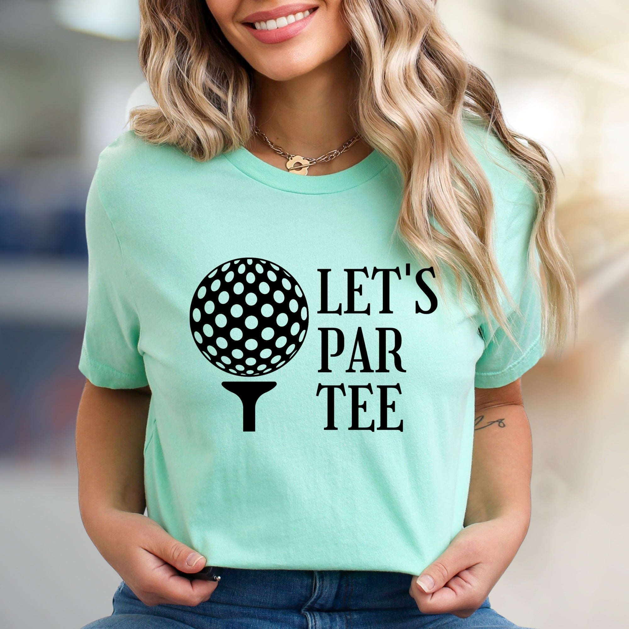 Let's Par Tee Golf Graphic Tee, A Playful Sports Pick for Golfers