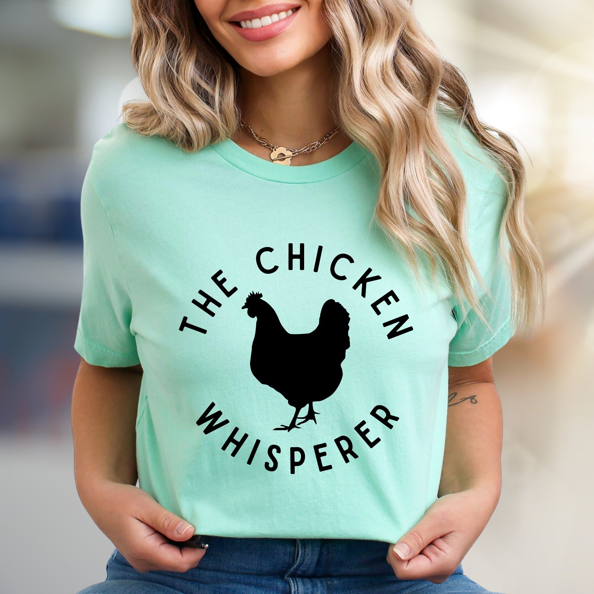 "The Chicken Whisperer" Farm Animal Graphic Tee, A Humorous Pick for Animal Lovers