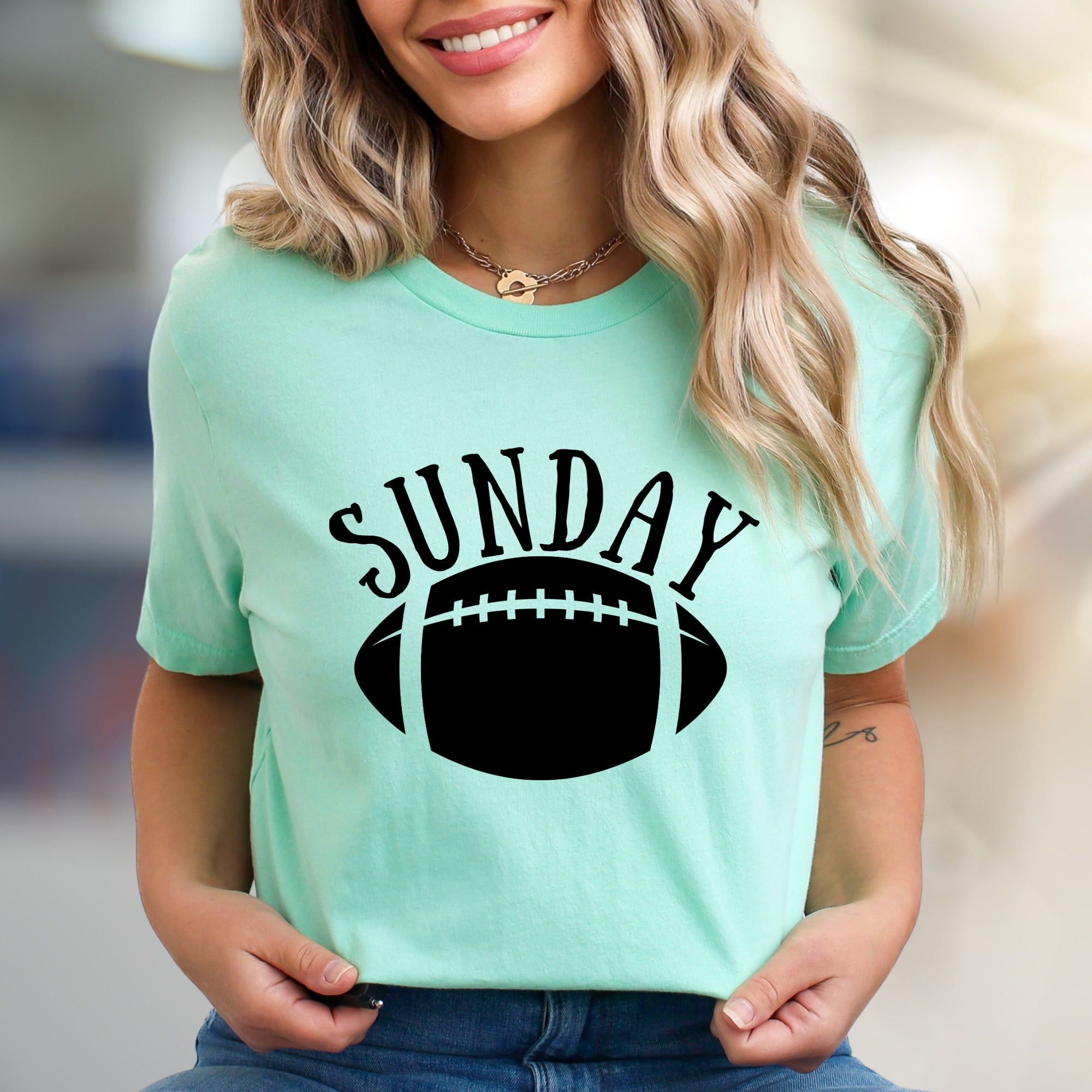"SUNDAY" Football Graphic Tee, a Game Day Pick for Sports Fans