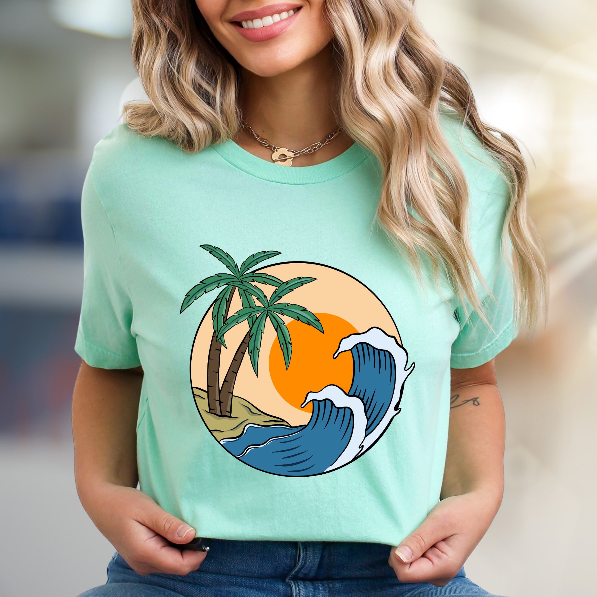 Coastal Escape Graphic Tee, a Beach Lover's Pick for Everyday Style