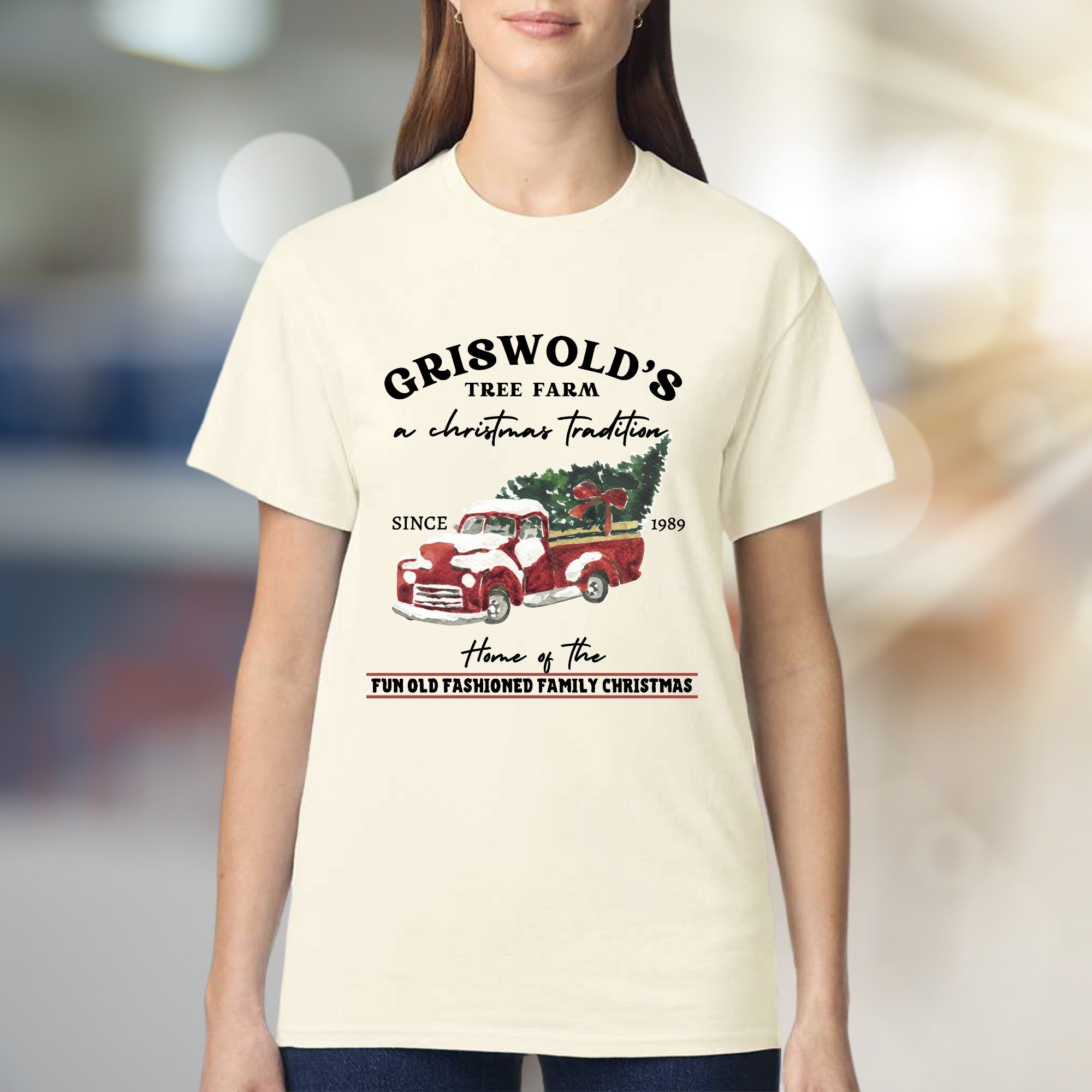 "Griswold's Tree Farm" Christmas Tradition Graphic Tee, a Festive Unisex Pick for Holiday Enthusiasts