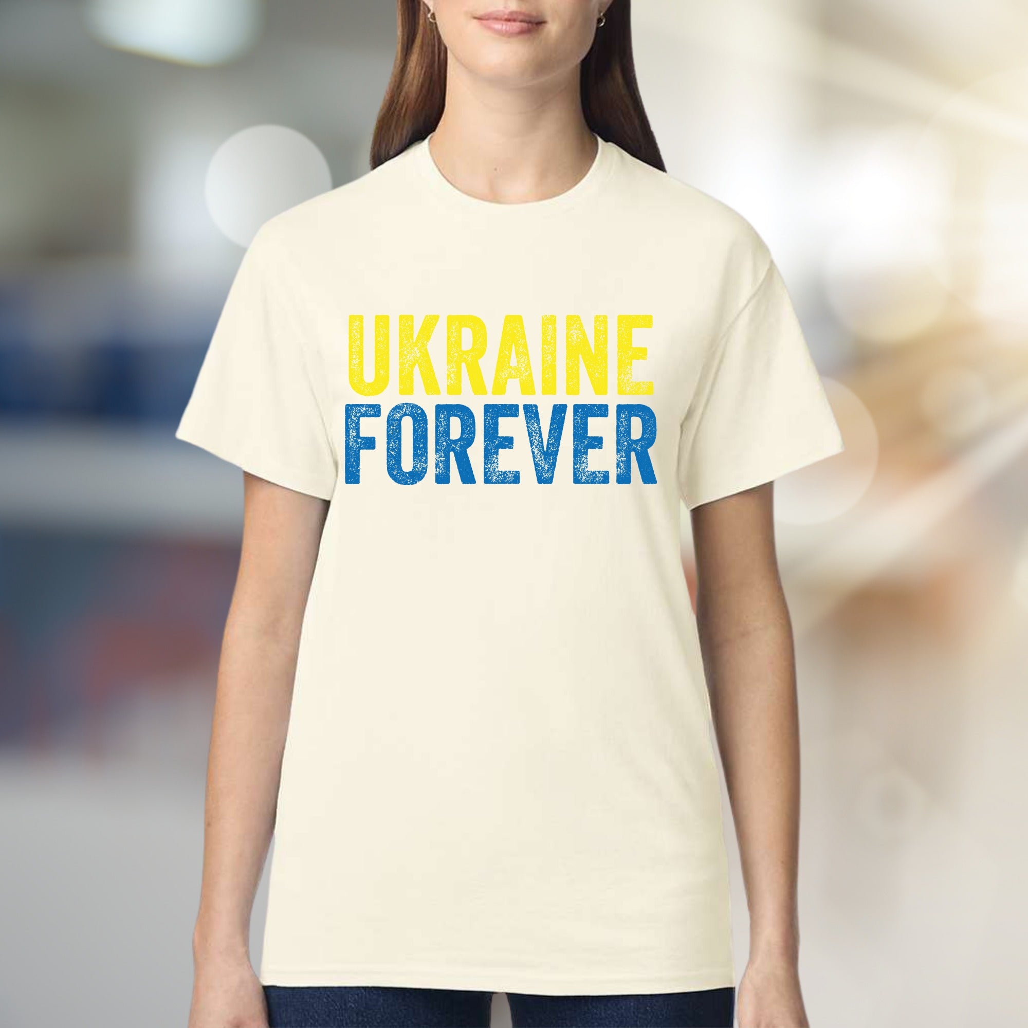 "Ukraine Forever" Patriotic Graphic Tee, a Statement Pick for Supporters