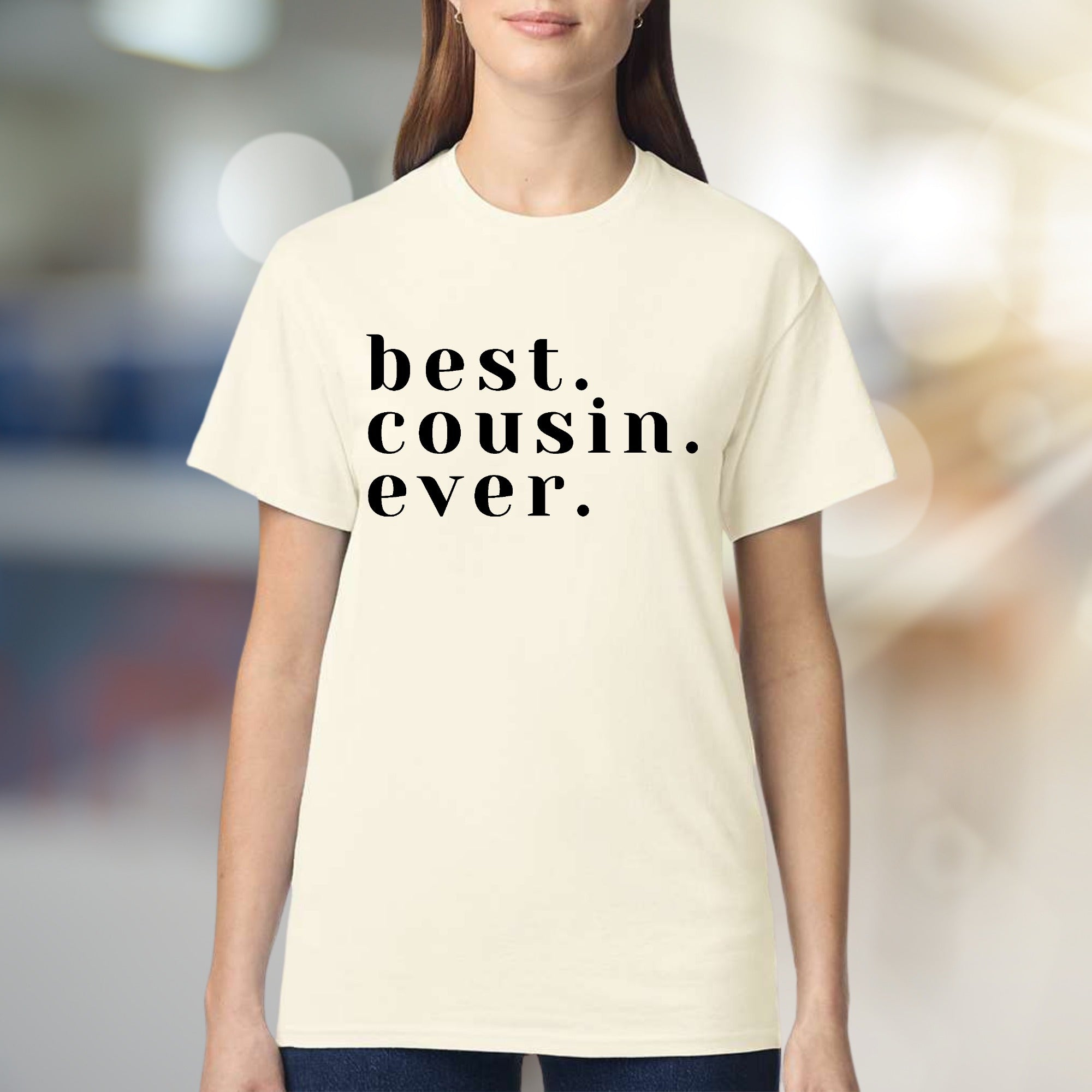 "Best. Cousin. Ever." Family Pride Graphic Tee, A Kinship Pick for Everyone