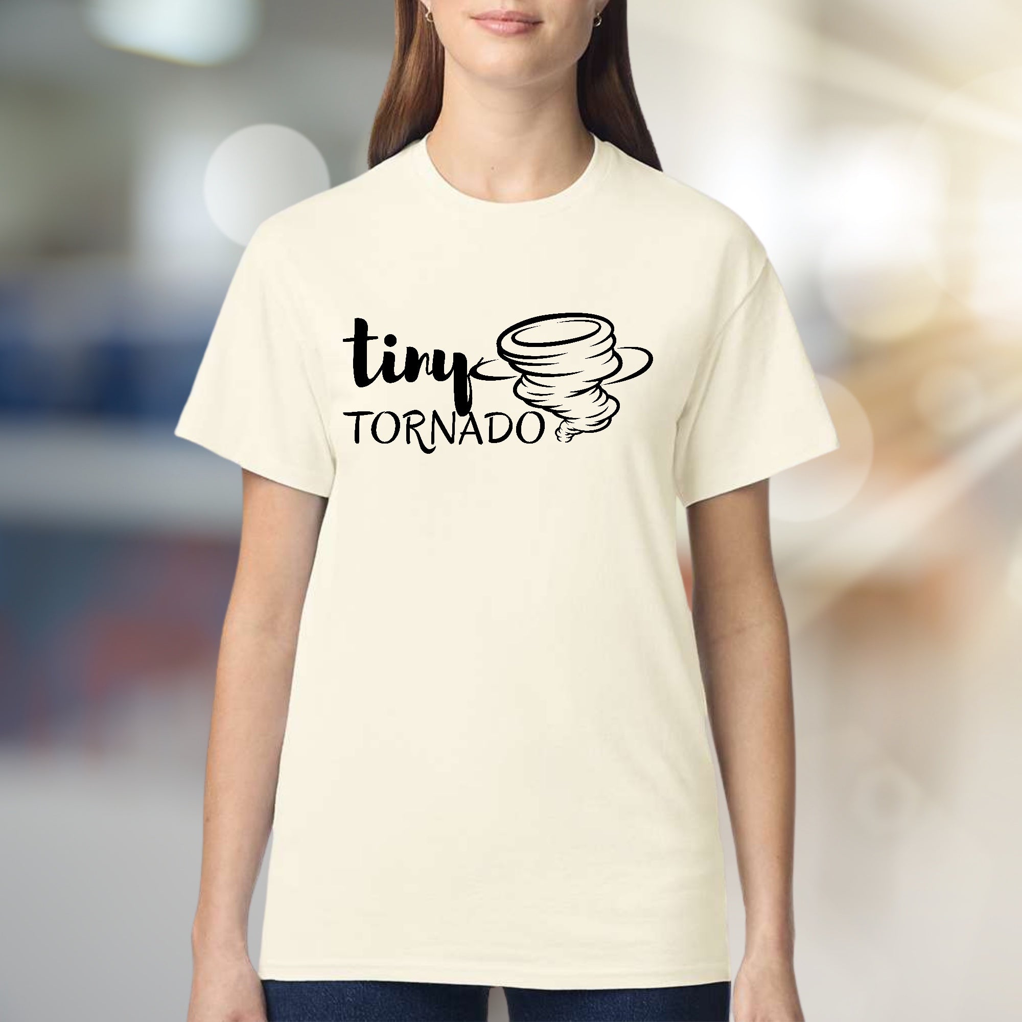 "Tiny Tornado" Playful Swirl Graphic Tee, a Whimsical Pick for Energetic Souls