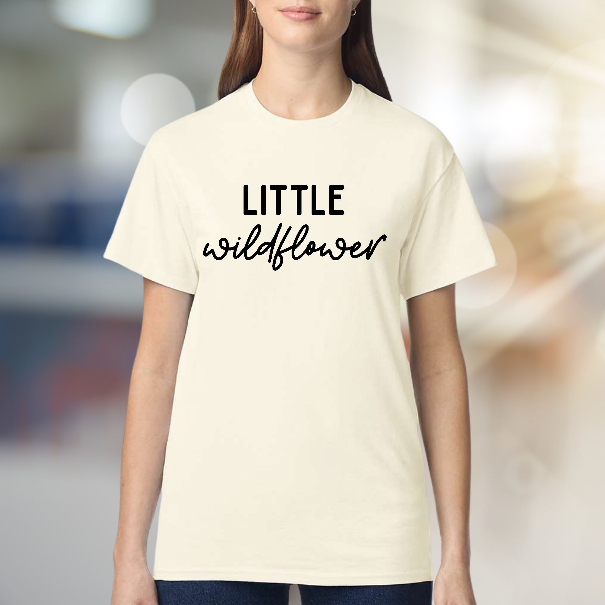 "Little Wildflower" Nature-Inspired Graphic Tee, a Free-Spirited Pick for Dreamers