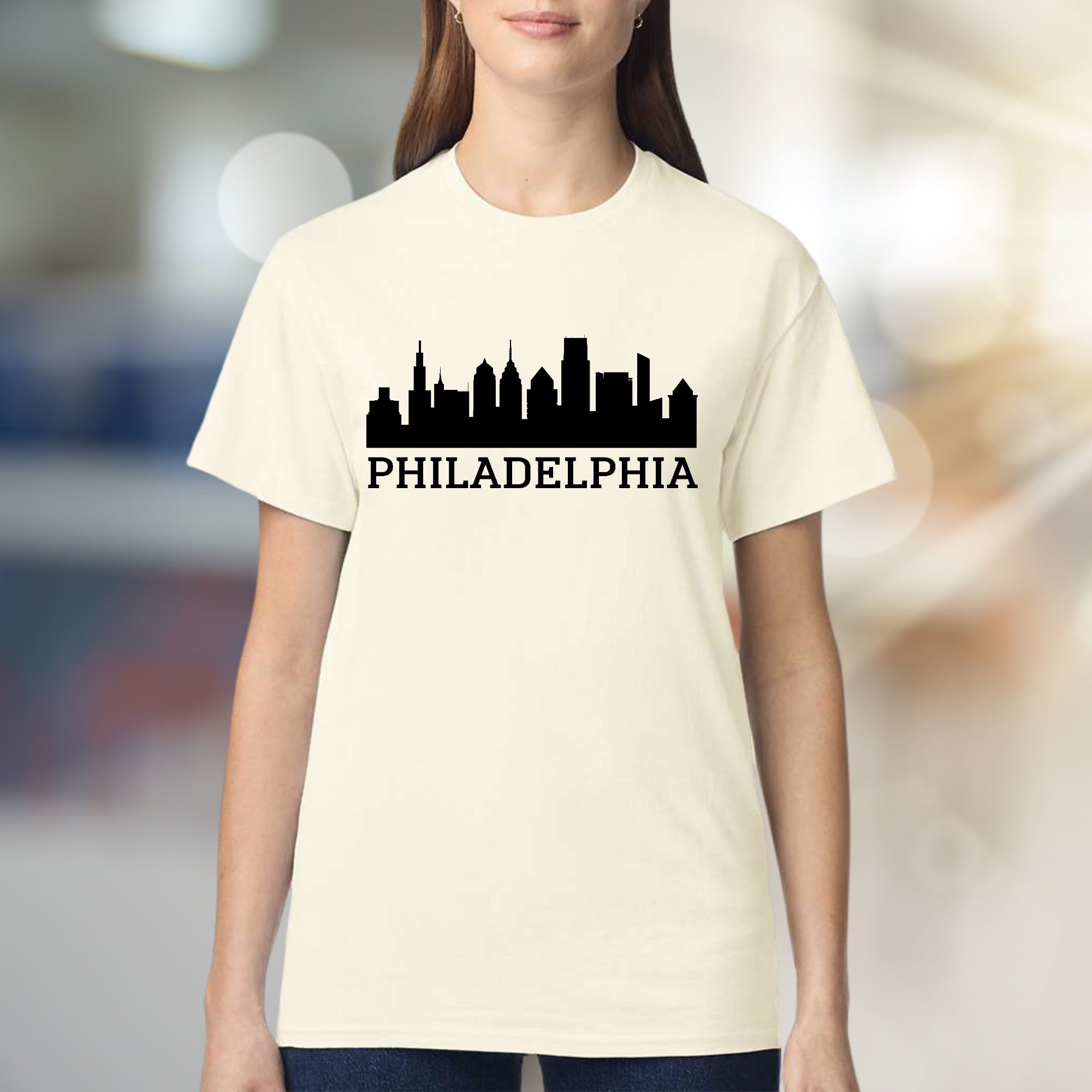 Philadelphia Skyline Cityscape Graphic Tee, a Urban Style Pick for Travelers