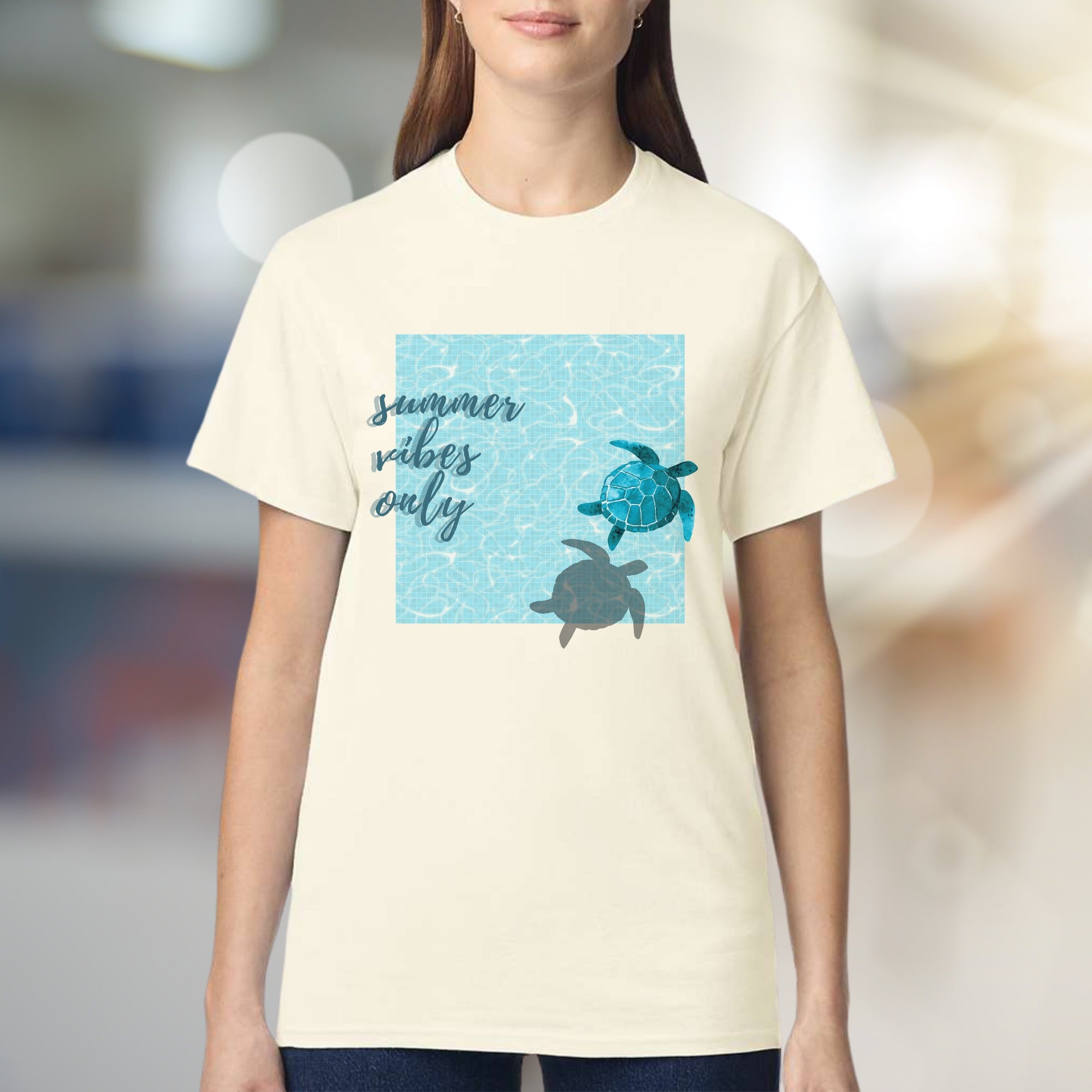 “Summer Vibes Only” Ocean Graphic Tee, a Coastal Pick for Beach Lovers