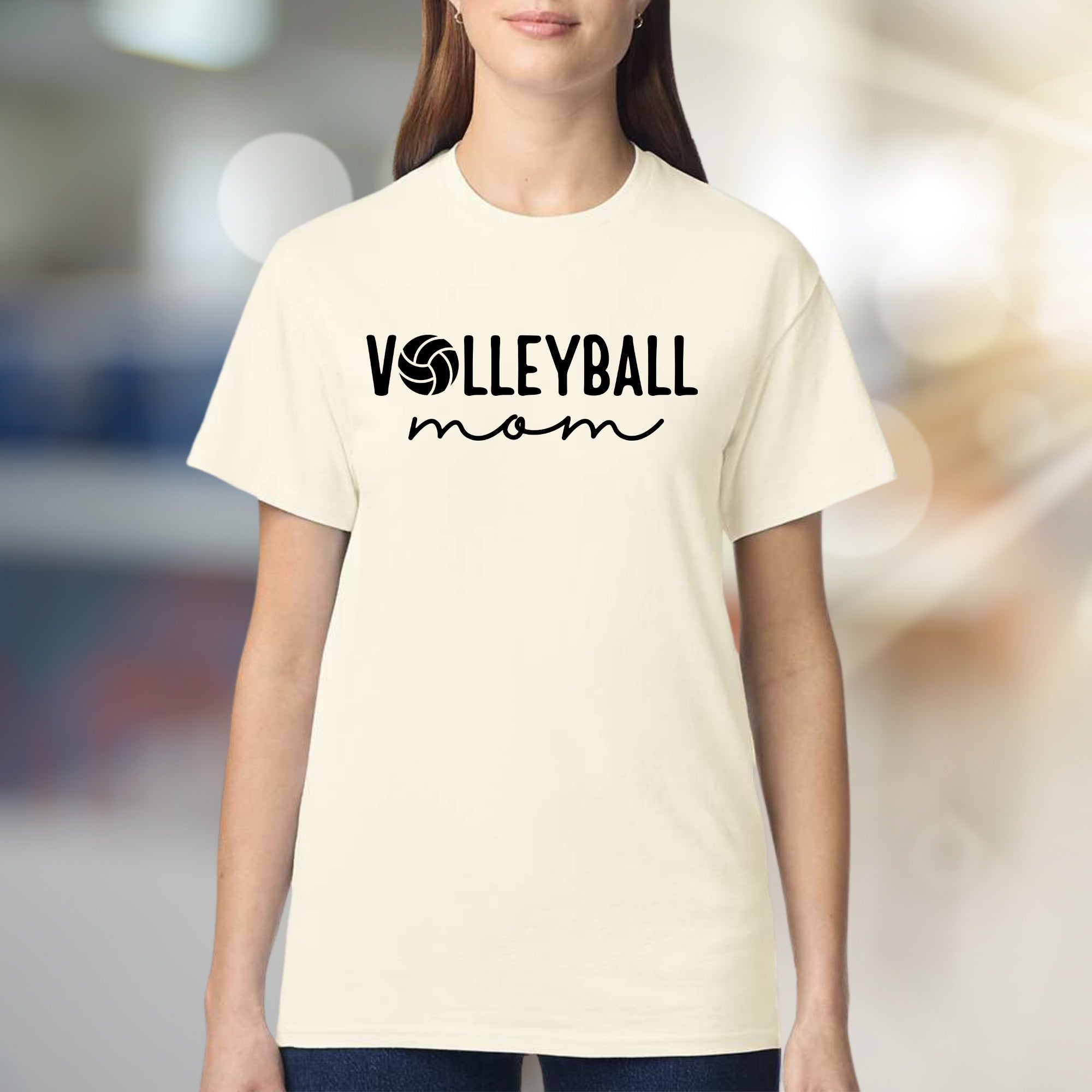 "Volleyball Mom" Sports Graphic Tee, a Supportive Fan Pick
