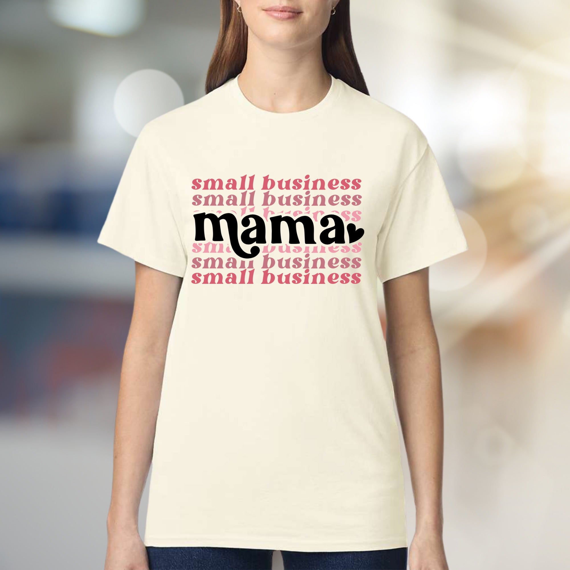 "Small Business Mama" Entrepreneur Graphic Tee, a Heartfelt Pick for Dedicated Moms