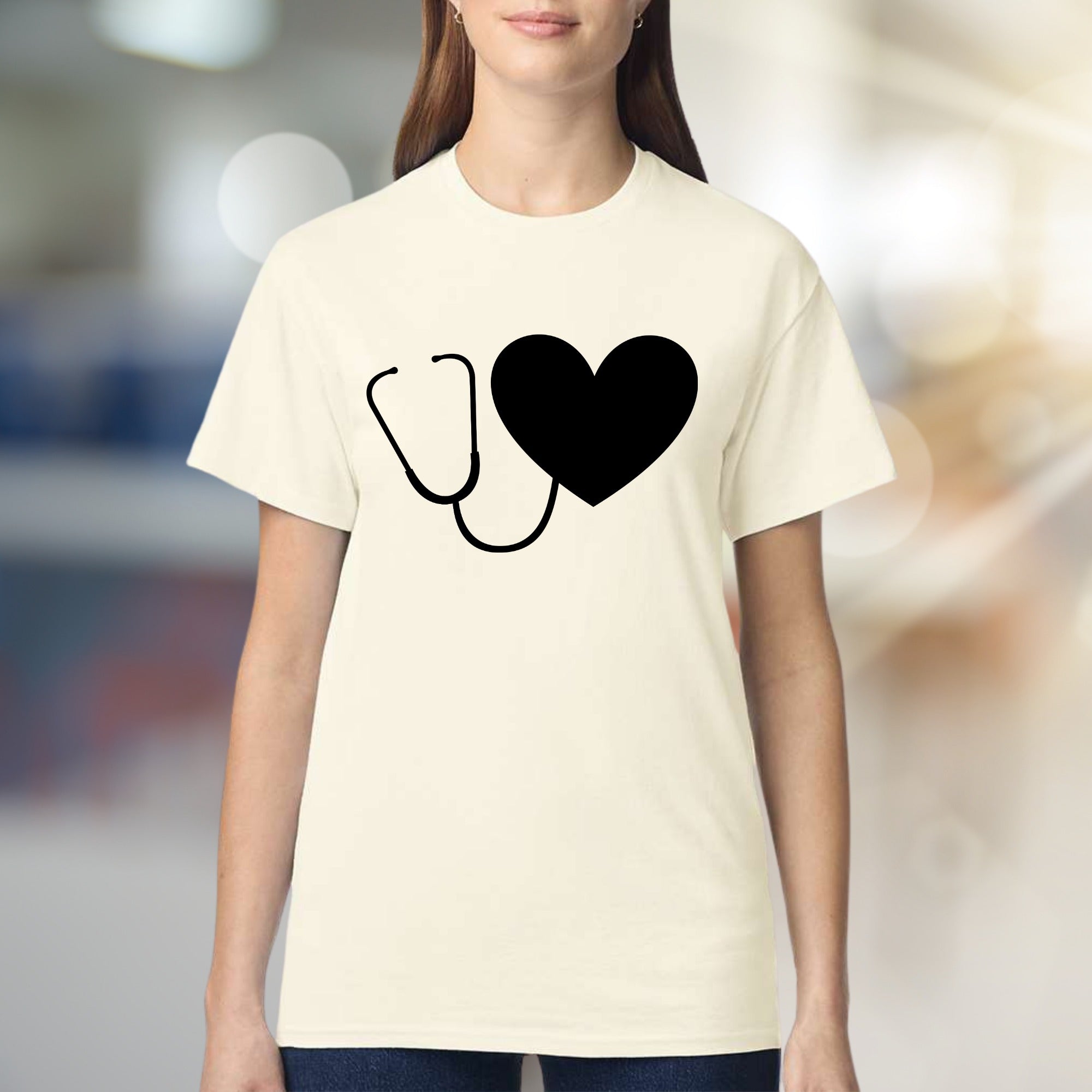 Heart Stethoscope | Medical Appreciation Graphic Tee, a Healthcare Hero Pick for Everyday Comfort