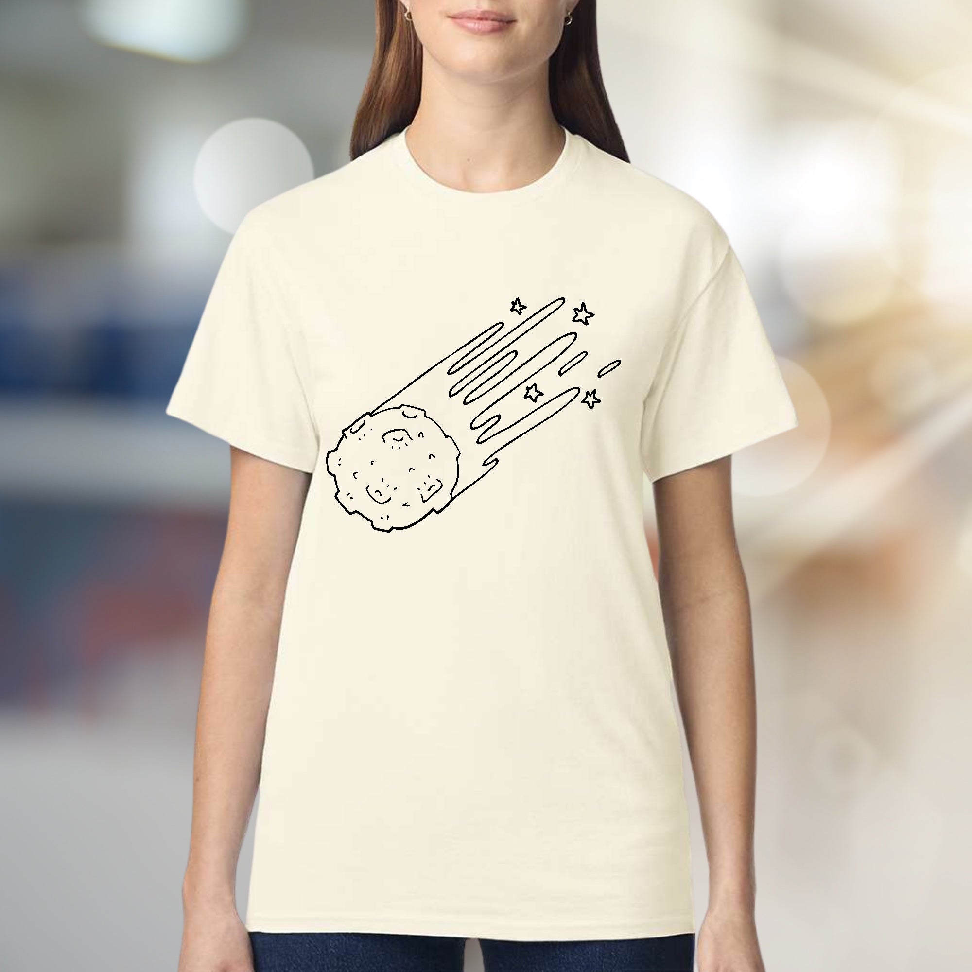 Cosmic Comet Meteor Shower Graphic Tee, A Celestial Pick for Stargazers