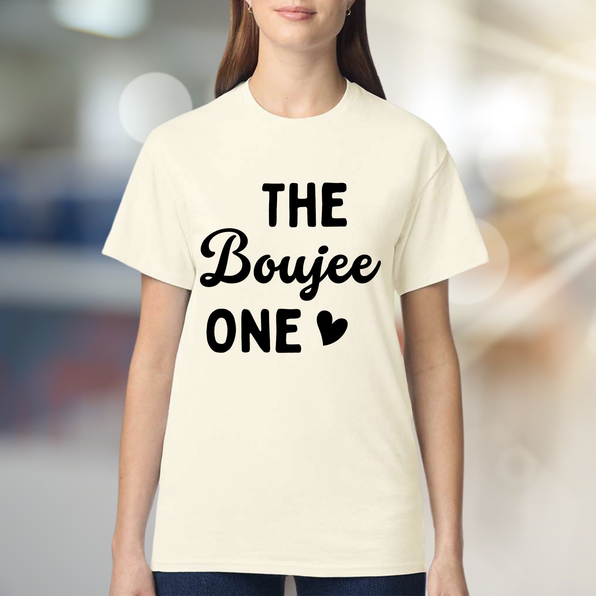 "THE Boujee ONE" Sassy Statement Graphic Tee, a Bold Pick for Modern Style