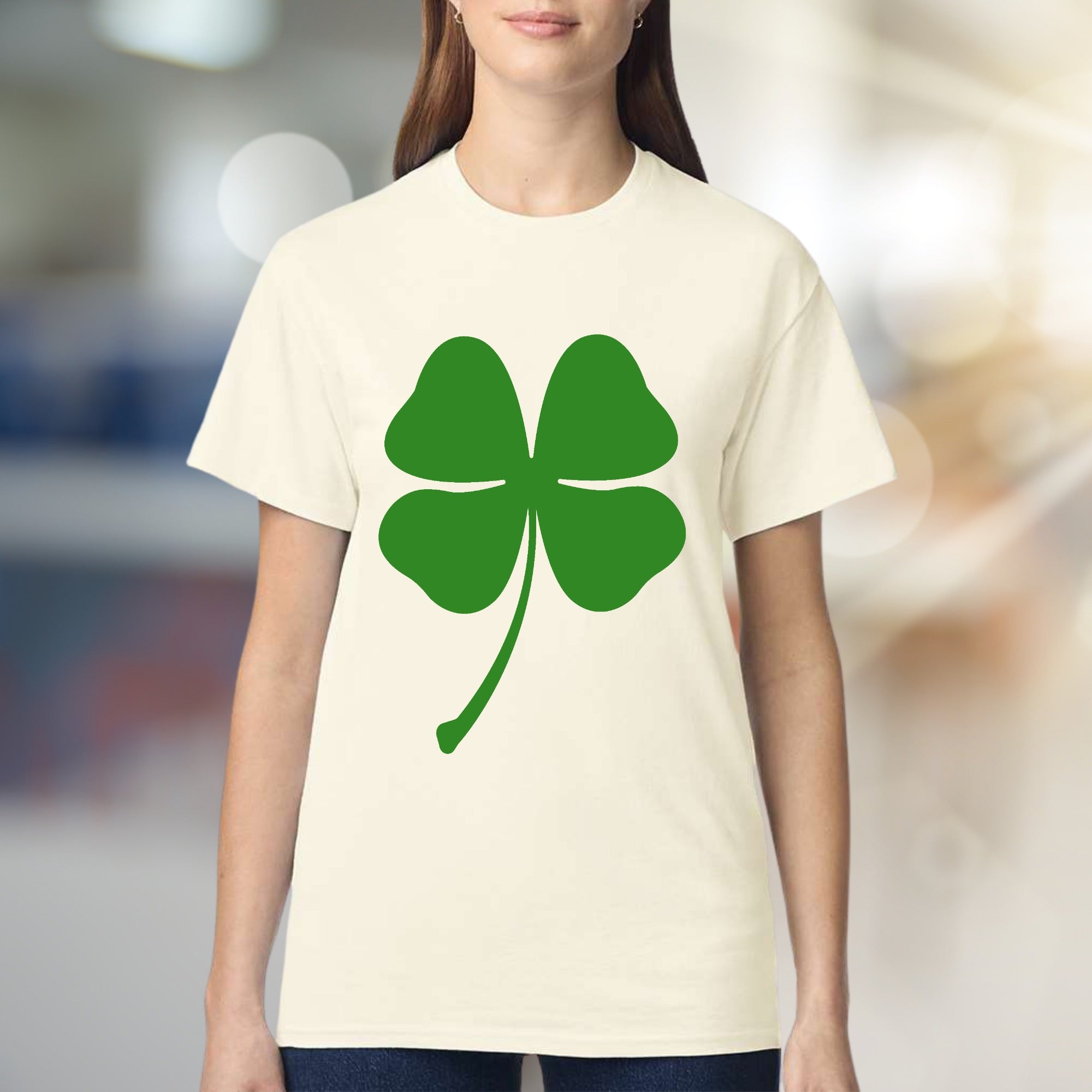 Four Leaf Clover Lucky Charm Graphic Tee, a St. Patrick's Day Pick for Everyone