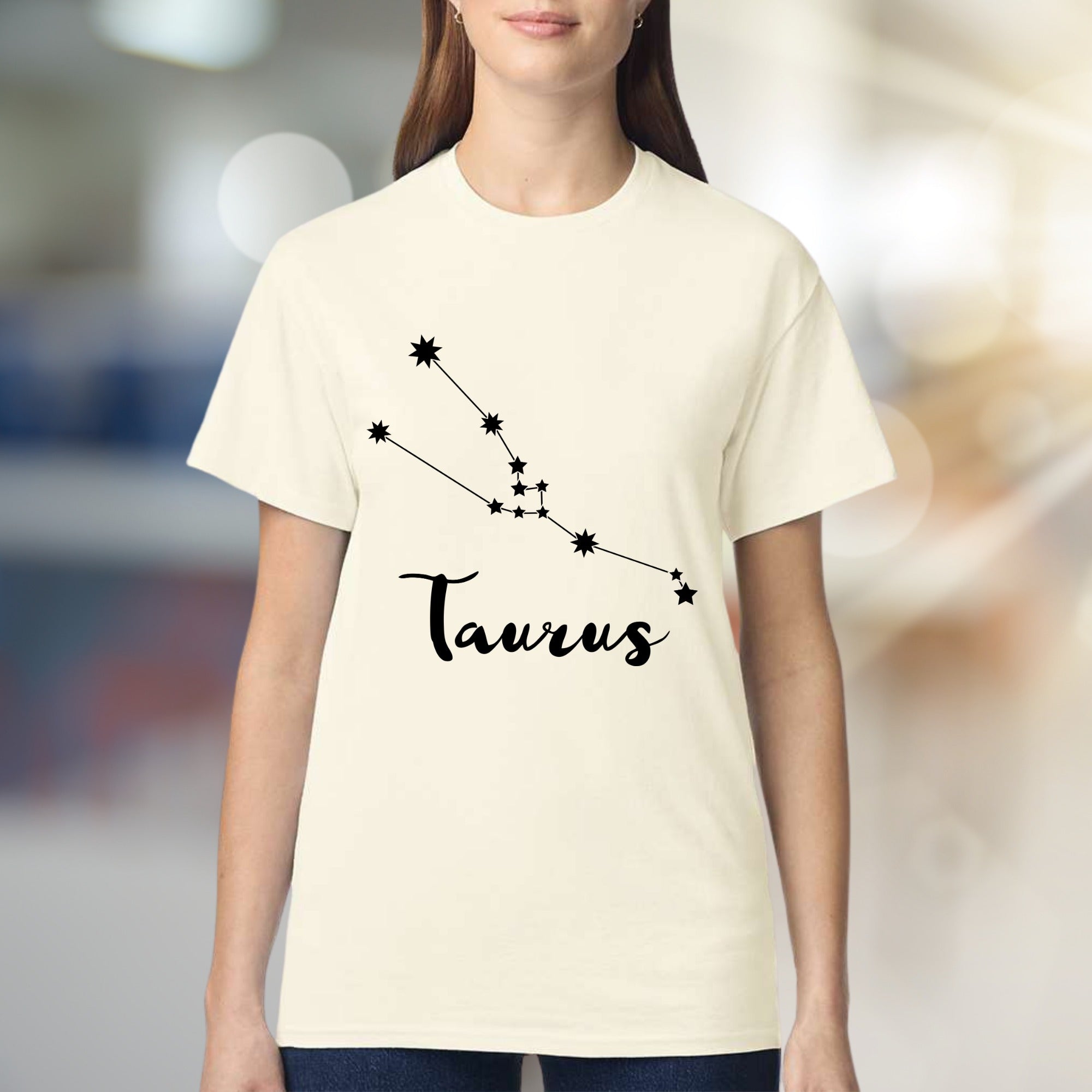 Taurus Zodiac Constellation Graphic Tee, a Celestial Pick for Astrology Lovers