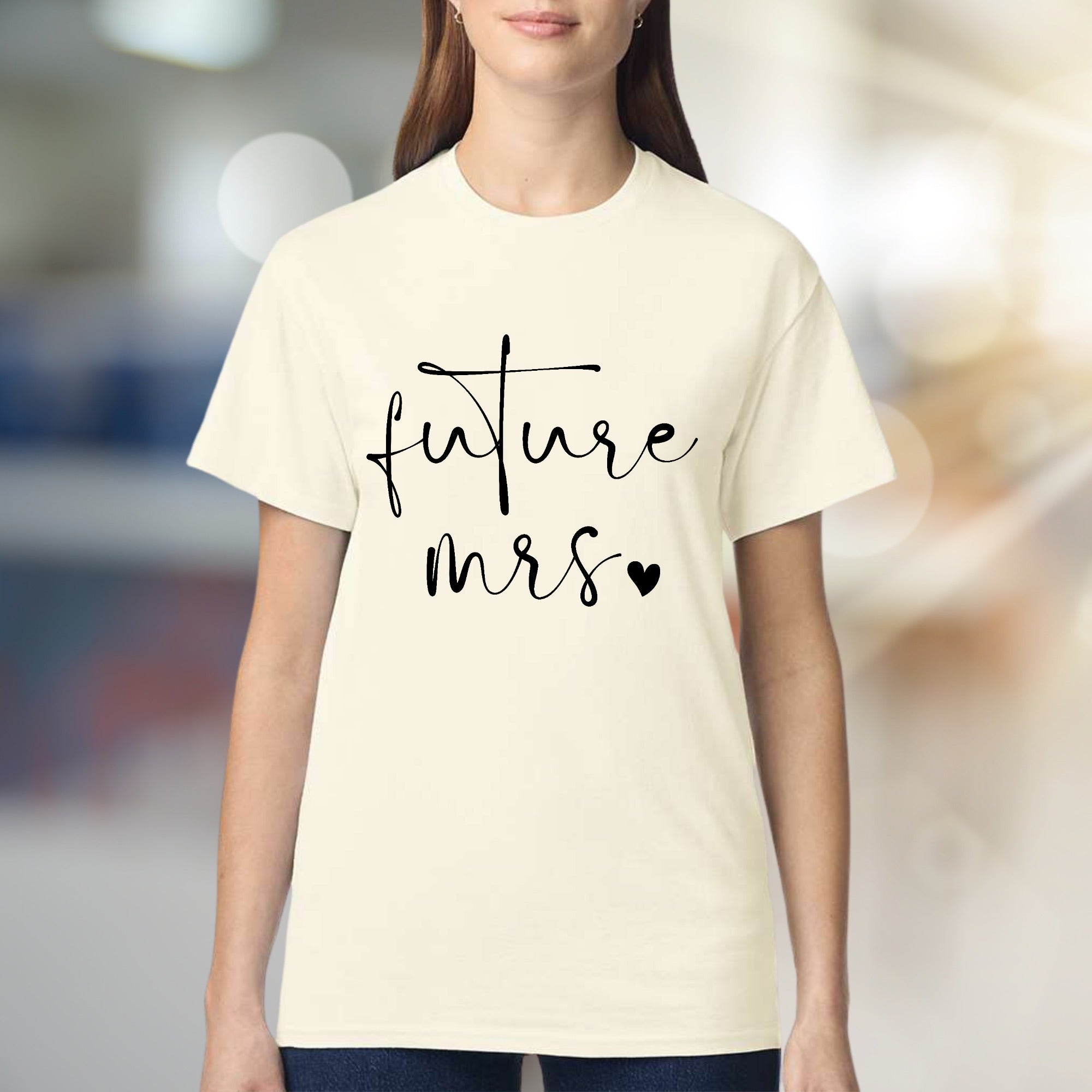 "future mrs" Bridal Shower Graphic Tee, A Sweet Engagement Pick for Brides-to-Be