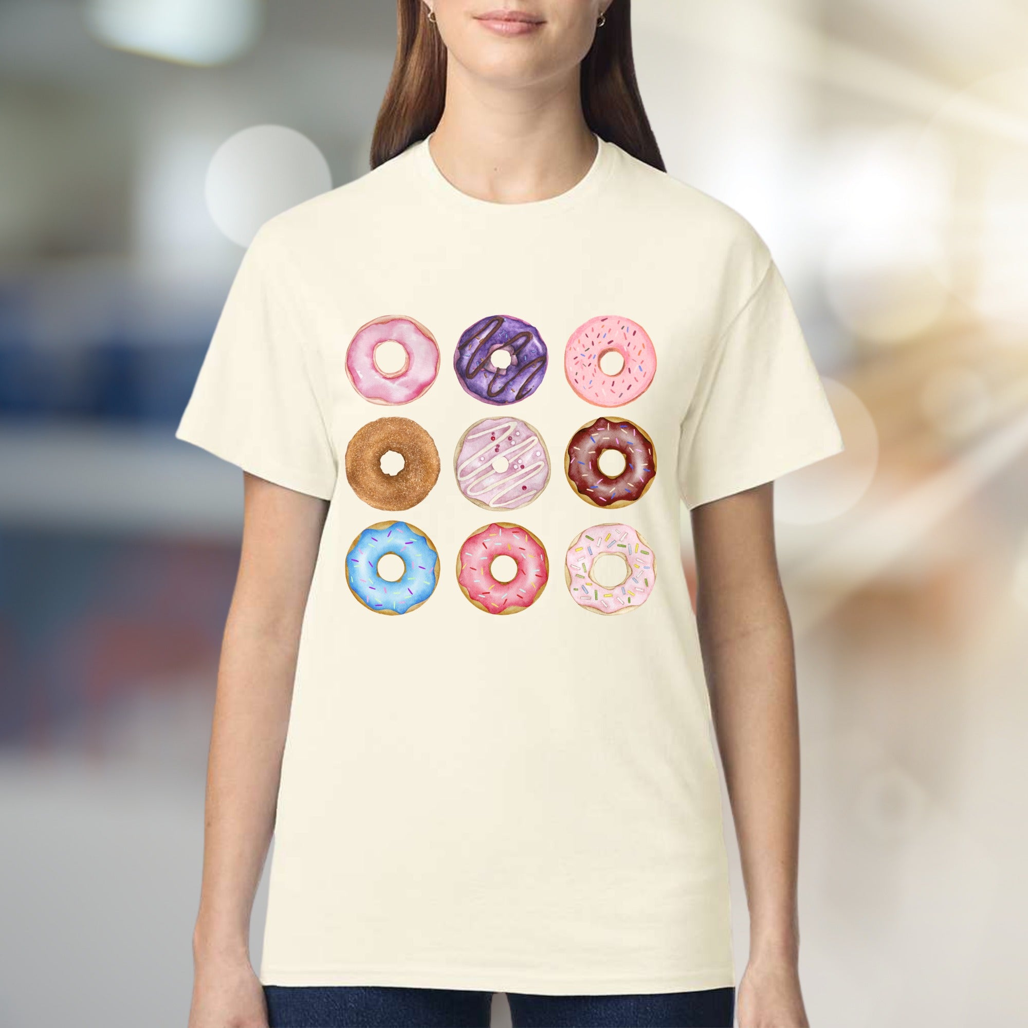 Donut Delights Dessert Graphic Tee, a Sweet Treat for Foodies