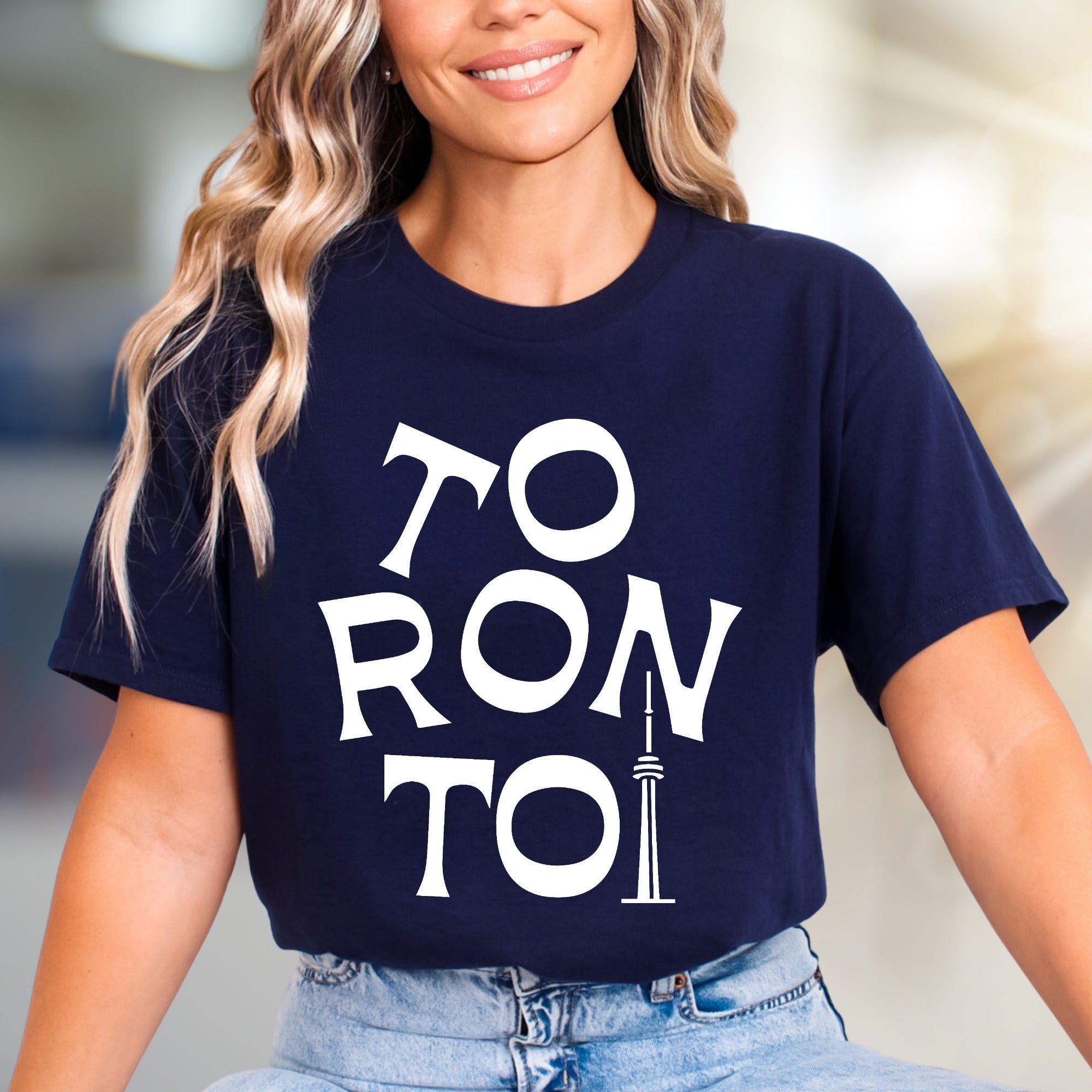 “Toronto” Cityscape Graphic Tee, a Travel Souvenir Pick for Urban Explorers