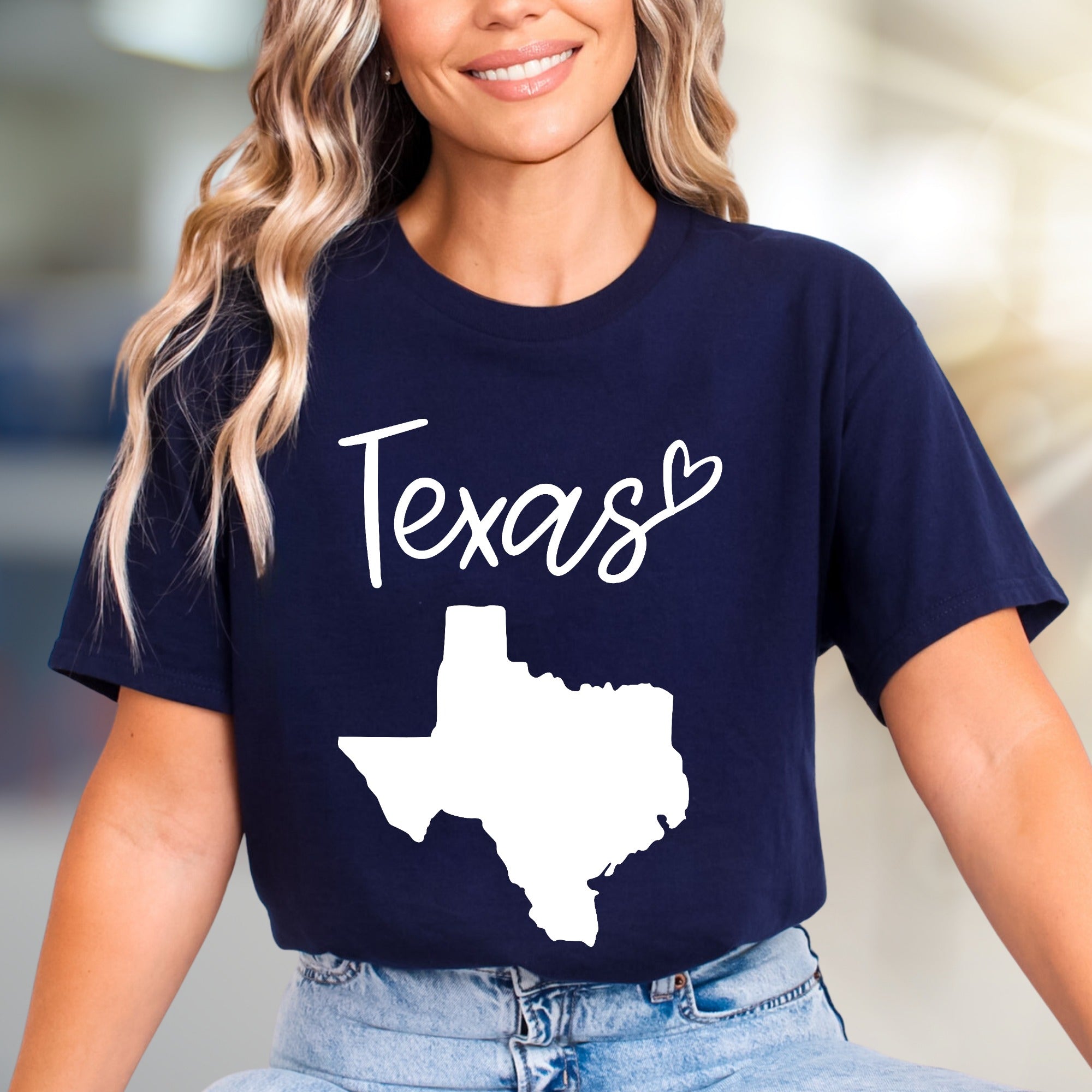 "Texas" State Map Graphic Tee, a Lone Star Lifestyle Pick for Texans