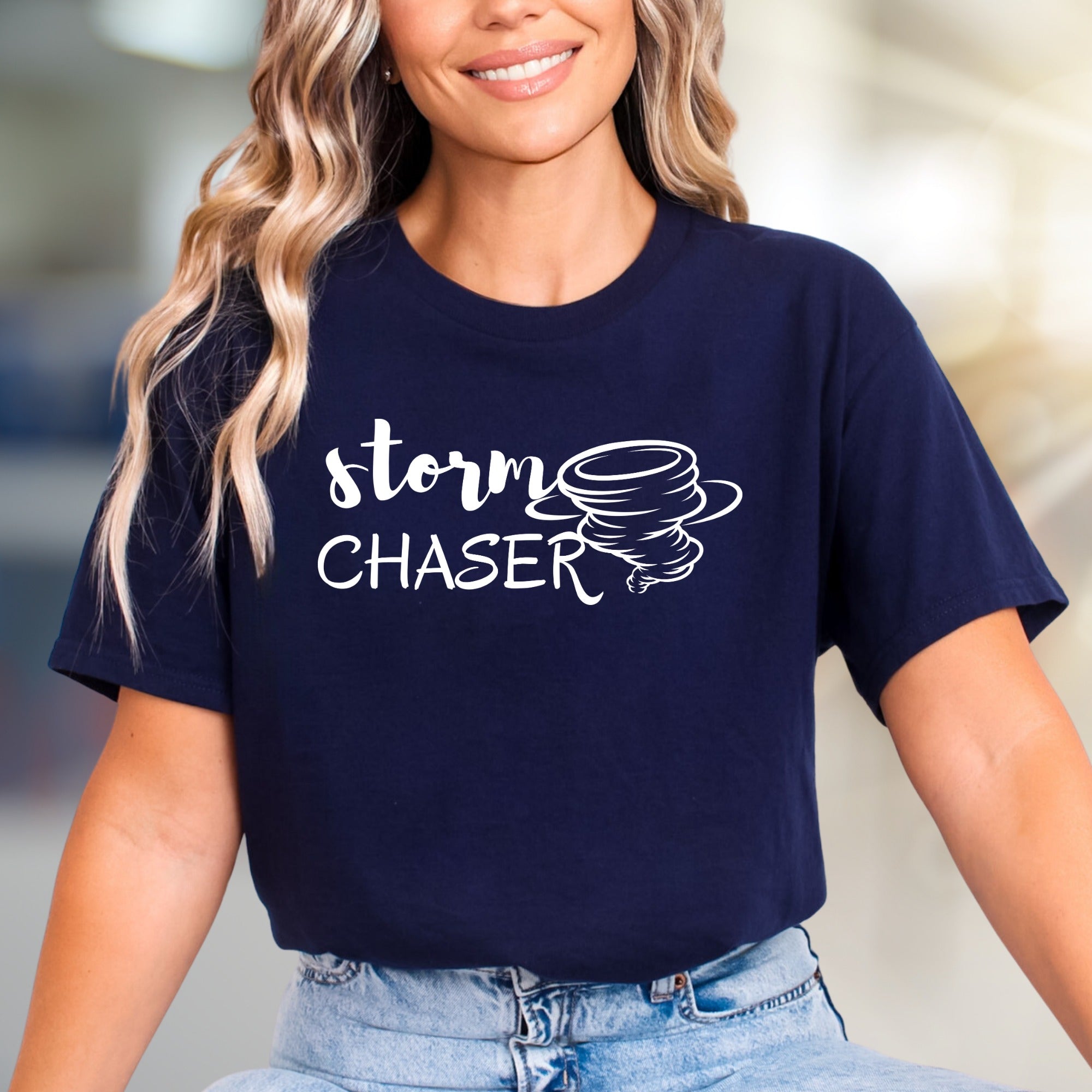 "Storm Chaser" Weather Graphic Tee, a Bold Pick for Adventure Enthusiasts