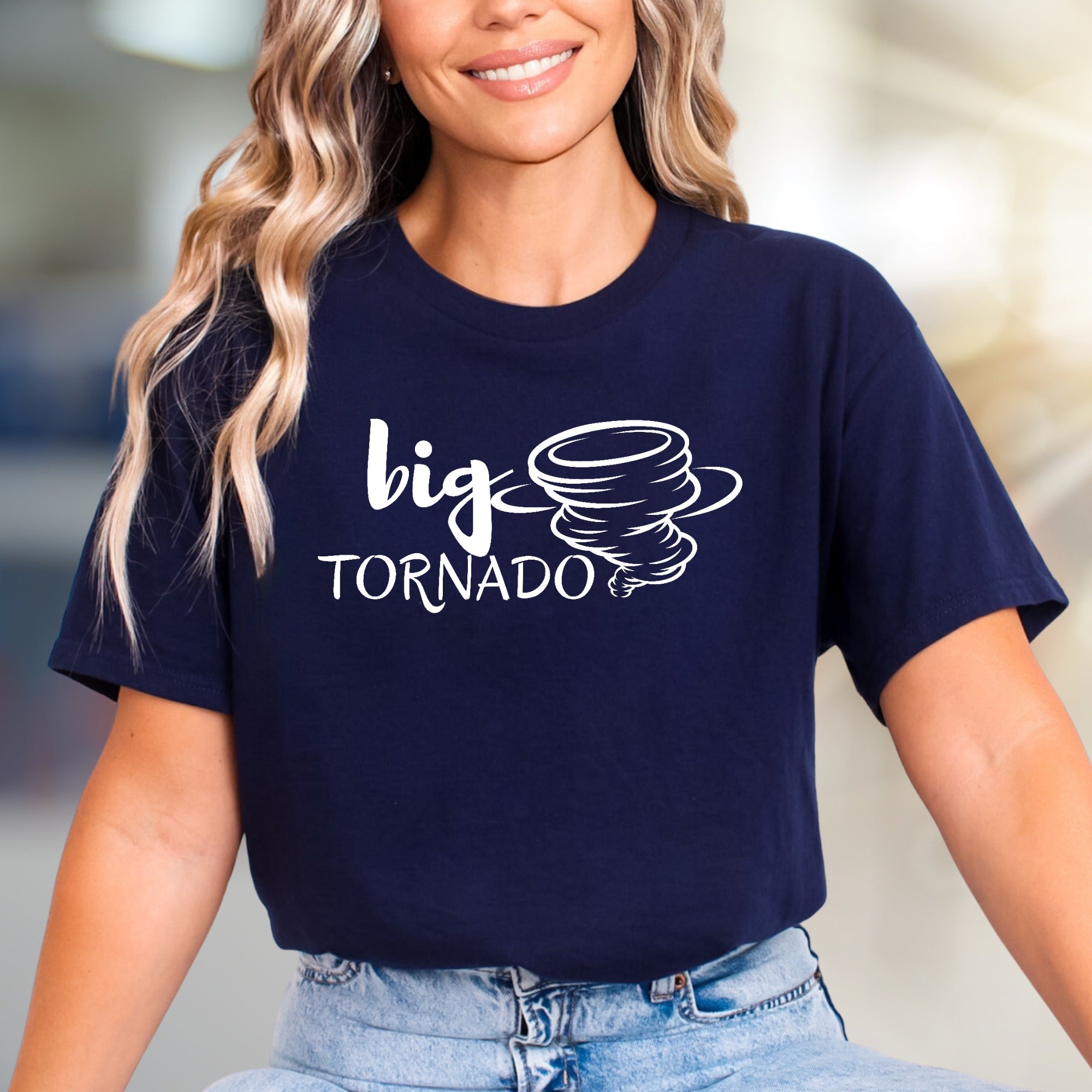 "Big Tornado" Humorous Weather Graphic Tee, a Witty Pick for Expressive Souls
